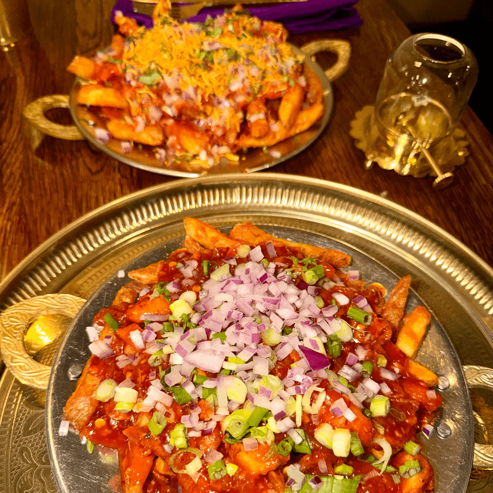 Chili Chicken Loaded Masala Fries