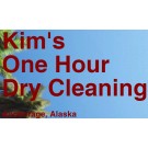 Kim's One Hour Dry Cleaning Logo