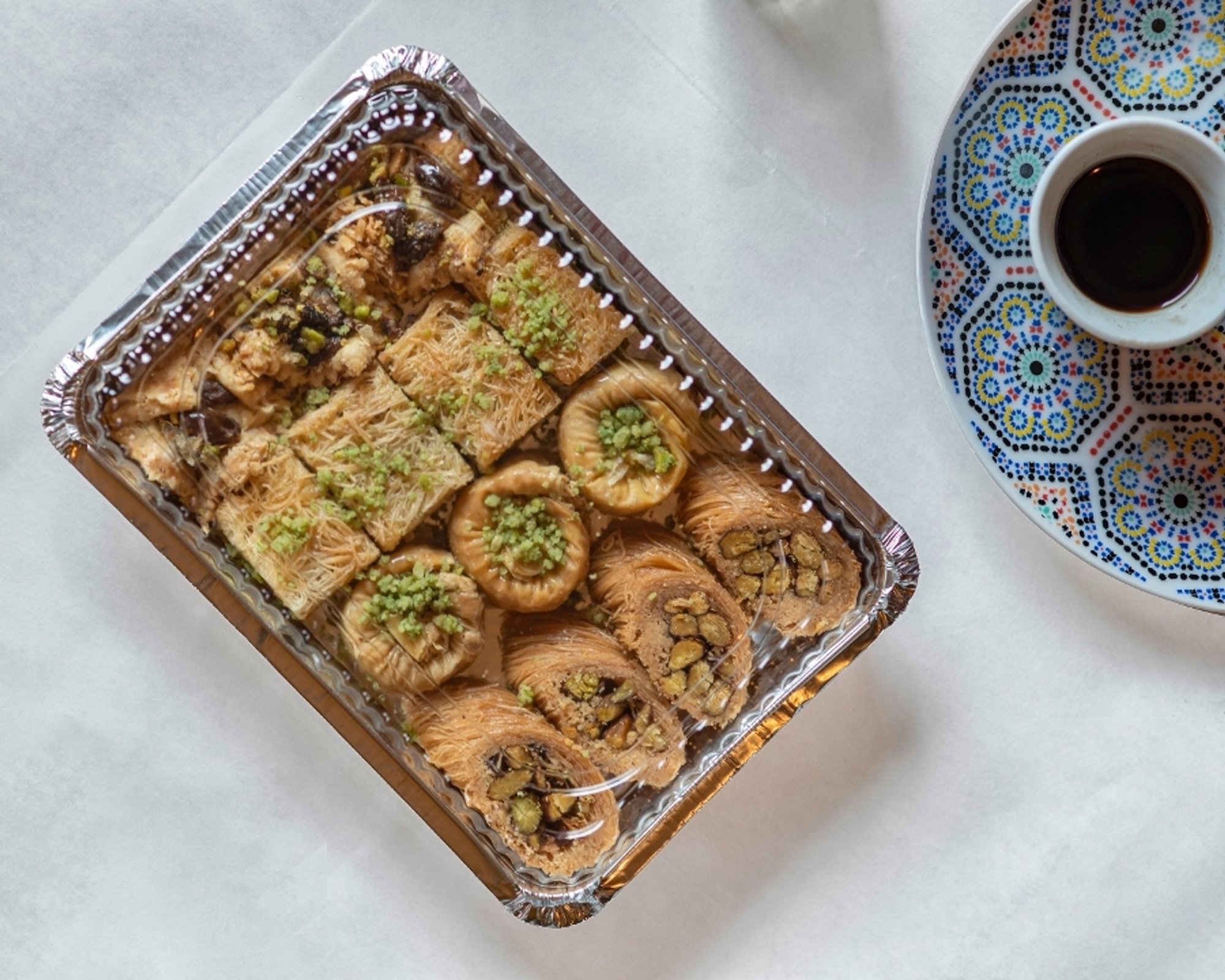 LG tray of baklava