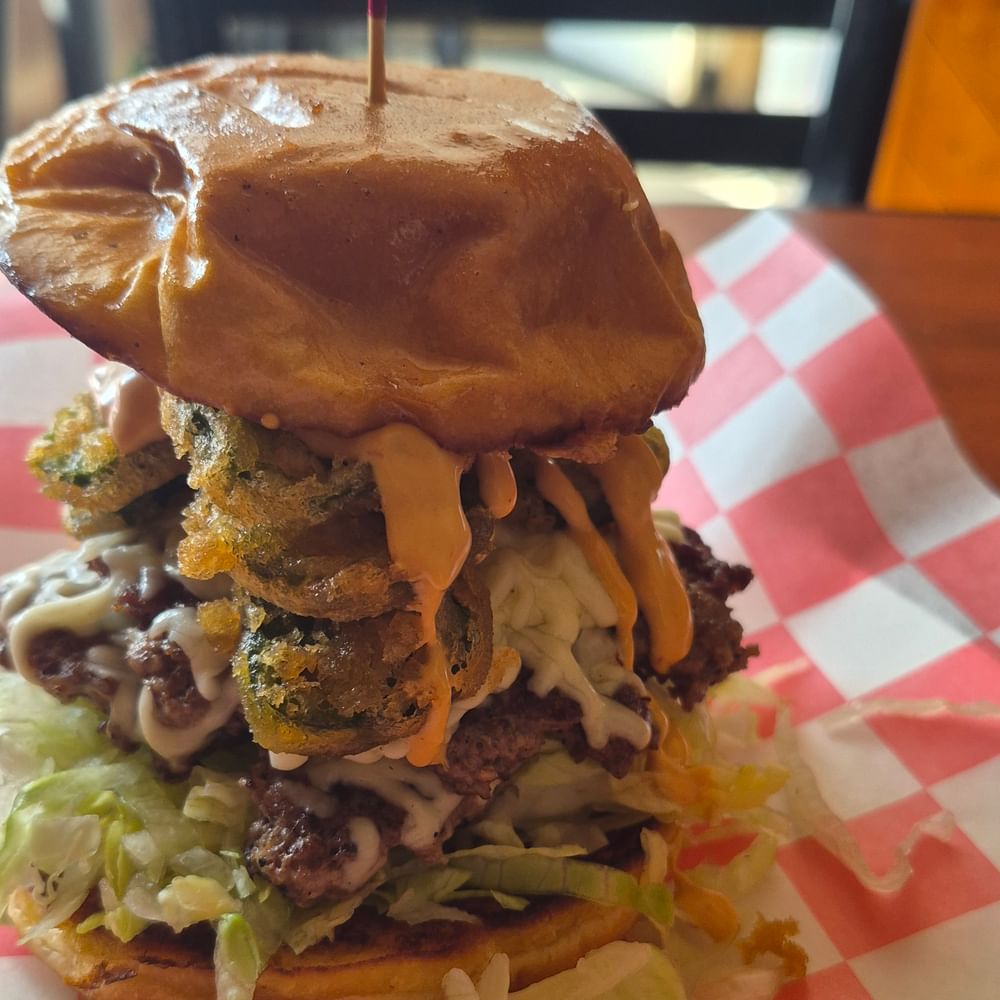 Fried Jalapeno Smash Burger