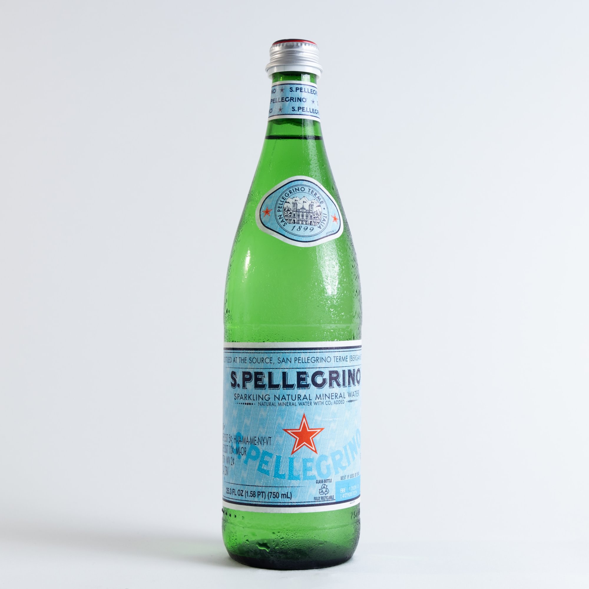 Natural Spring Water -Pelligrino Sparkling
