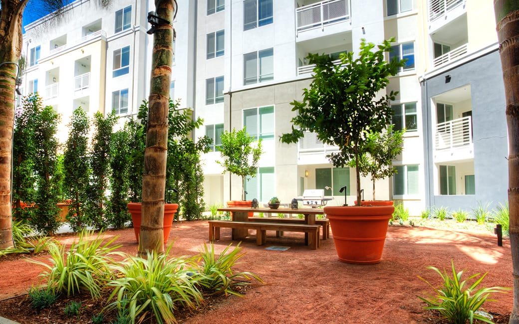 Outdoor Seating & TV Viewing Area