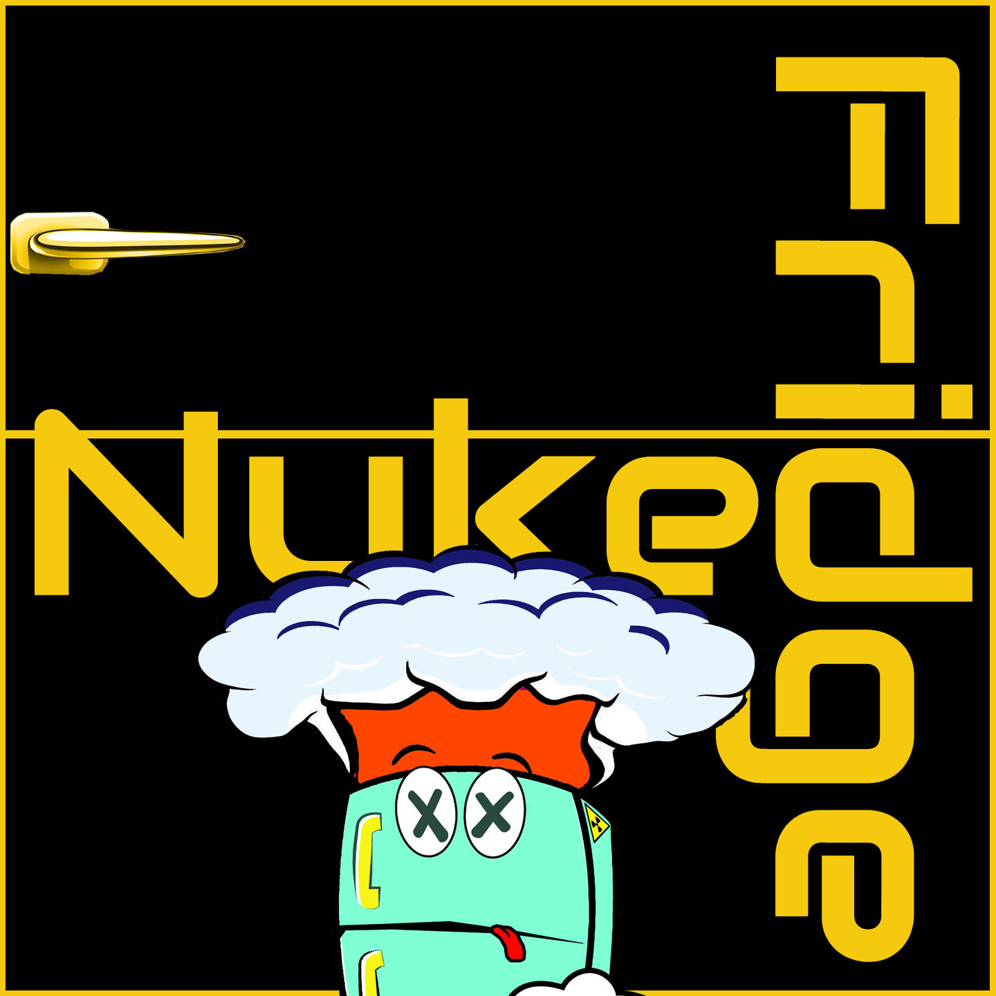 nukedFridge Streetwear &amp; Sneakers Logo