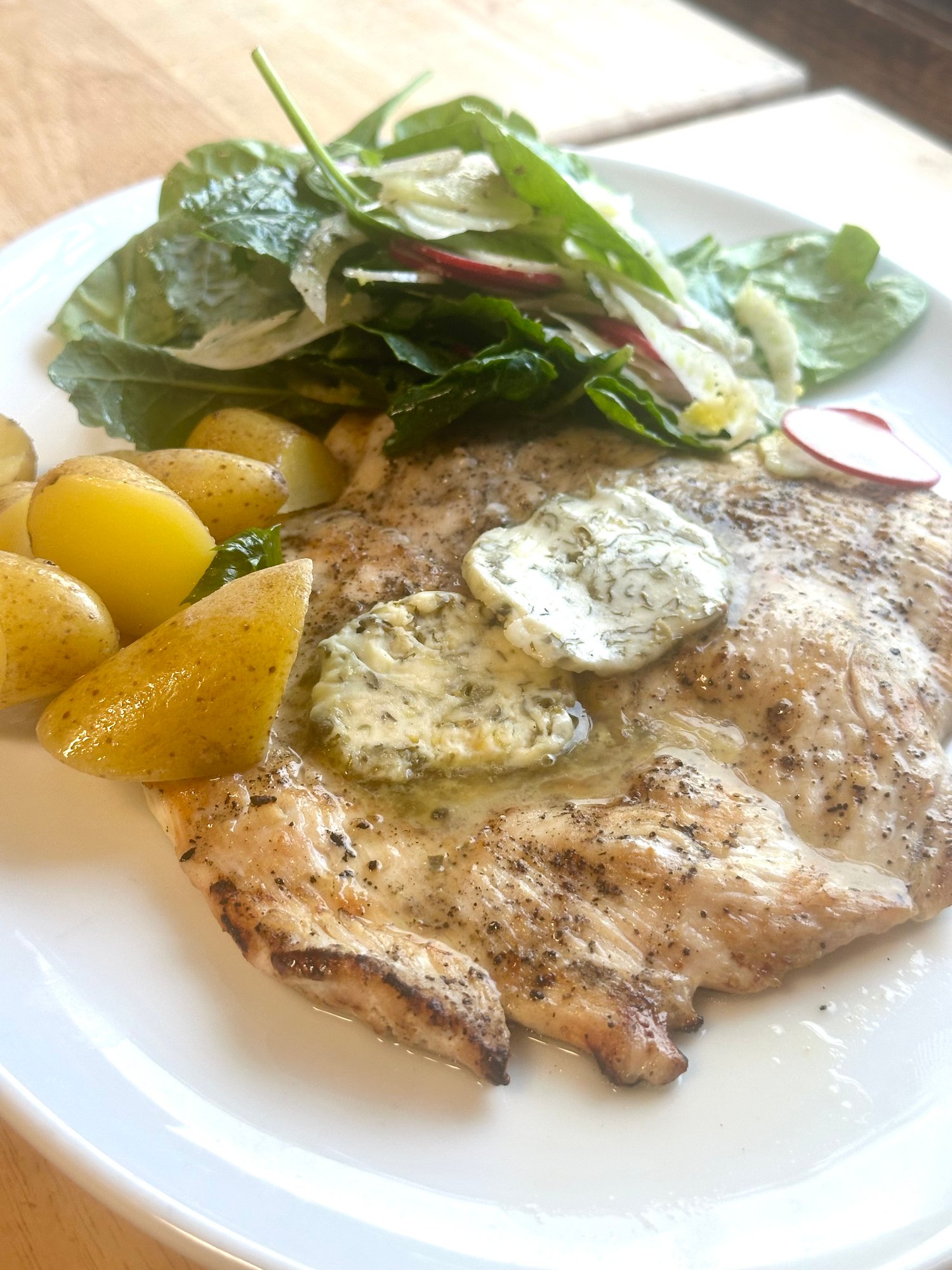 Grilled Chicken Paillard
