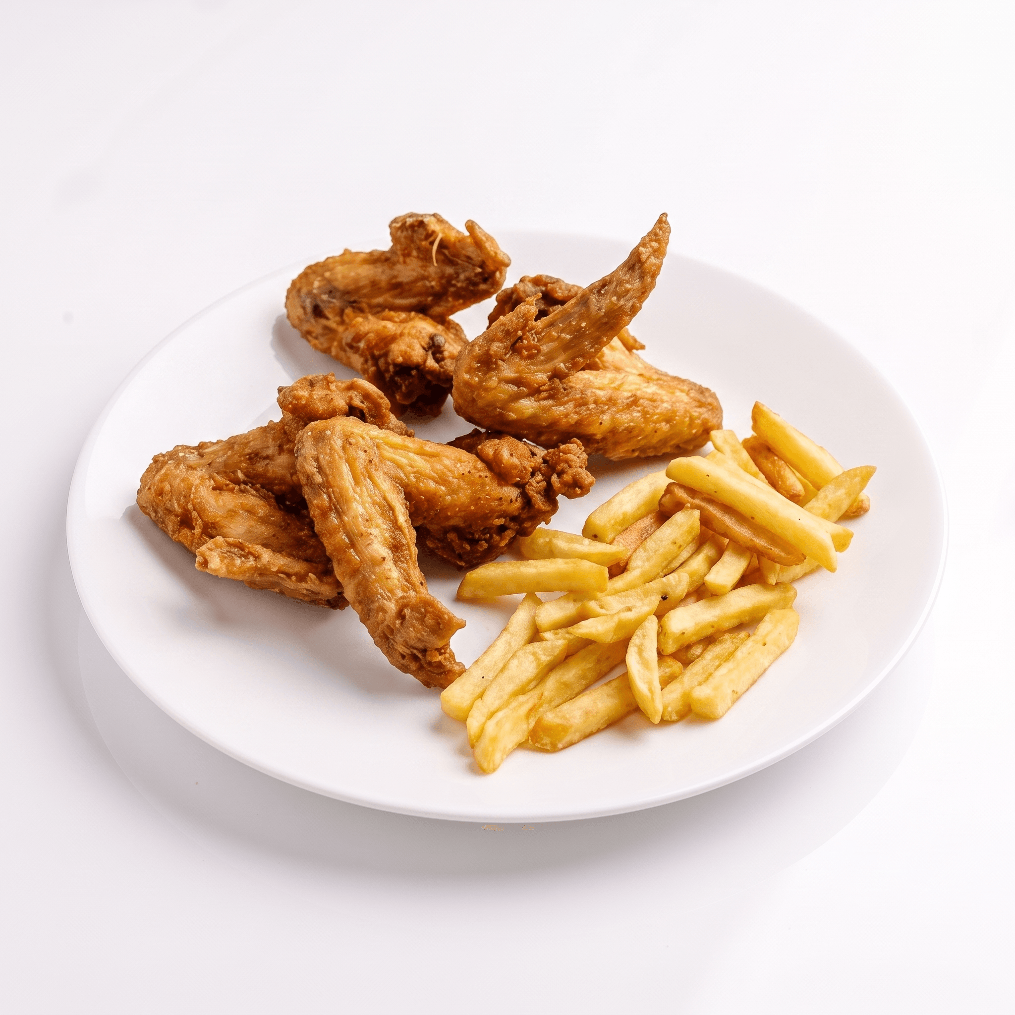 Wings with Fries