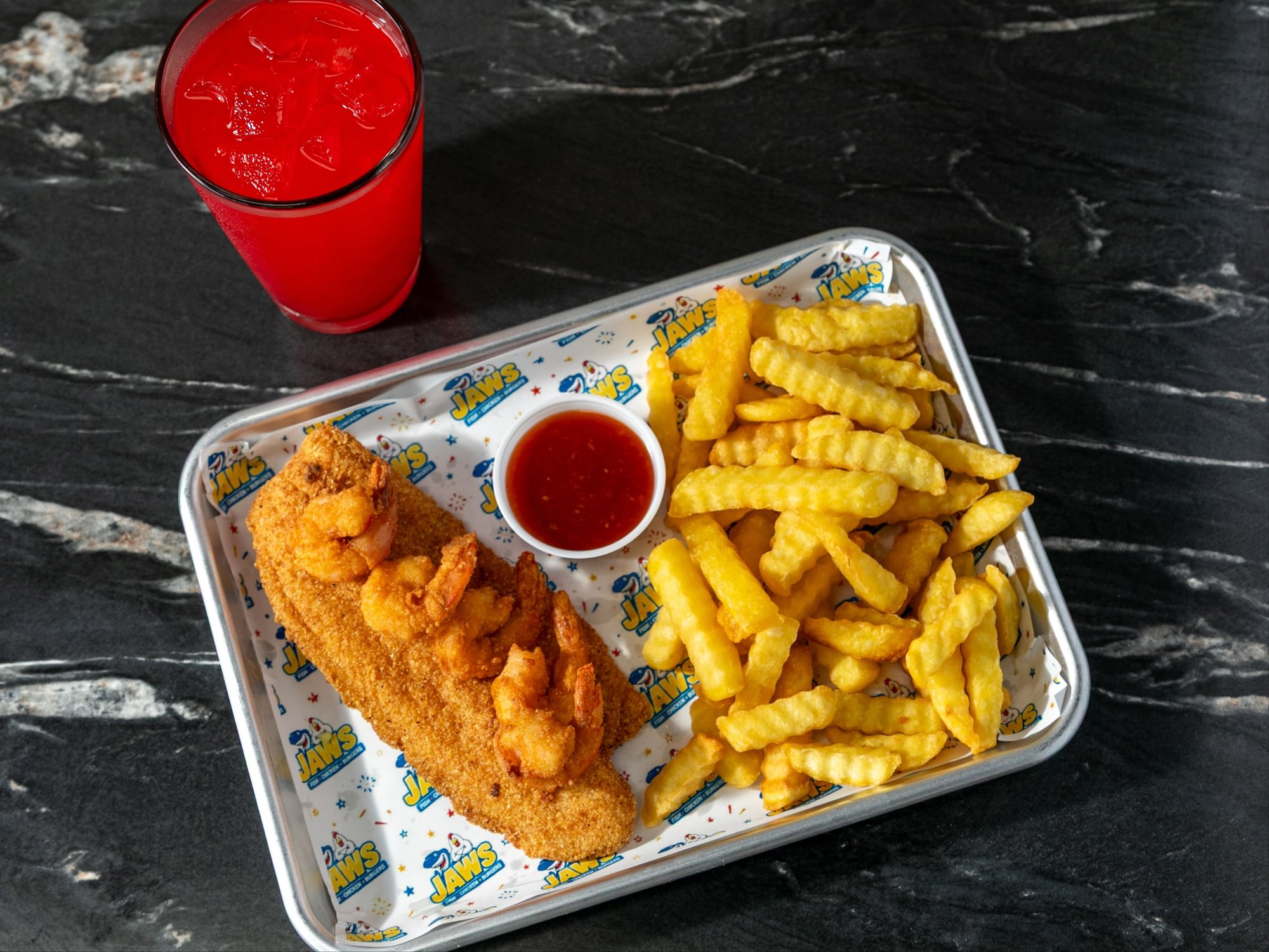 Combo #1: (1 Fish & 5 Shrimp)