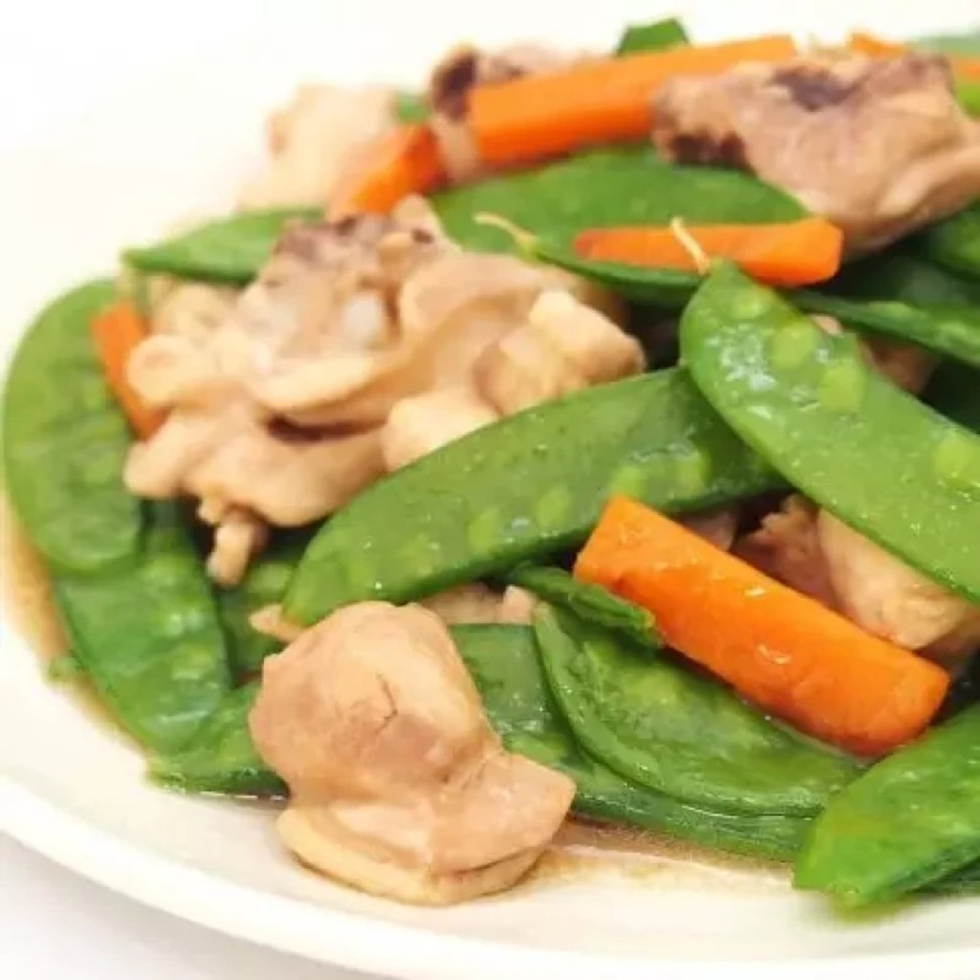 雪豆雞 Snow Peas Chicken