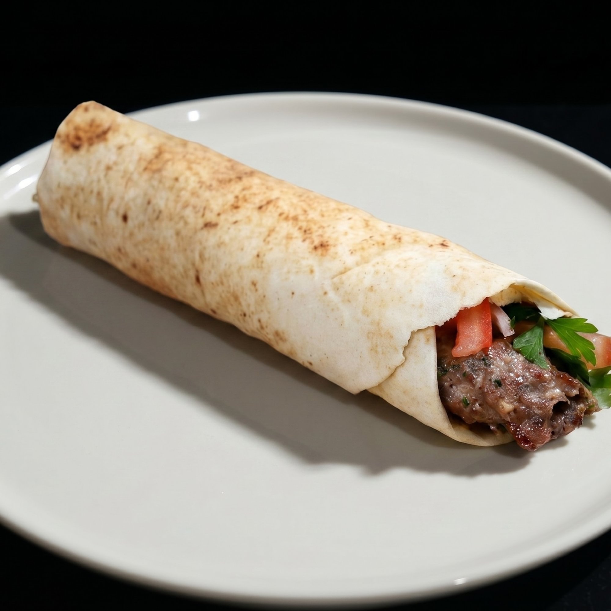 Kafta Kabob Chicken Wrap