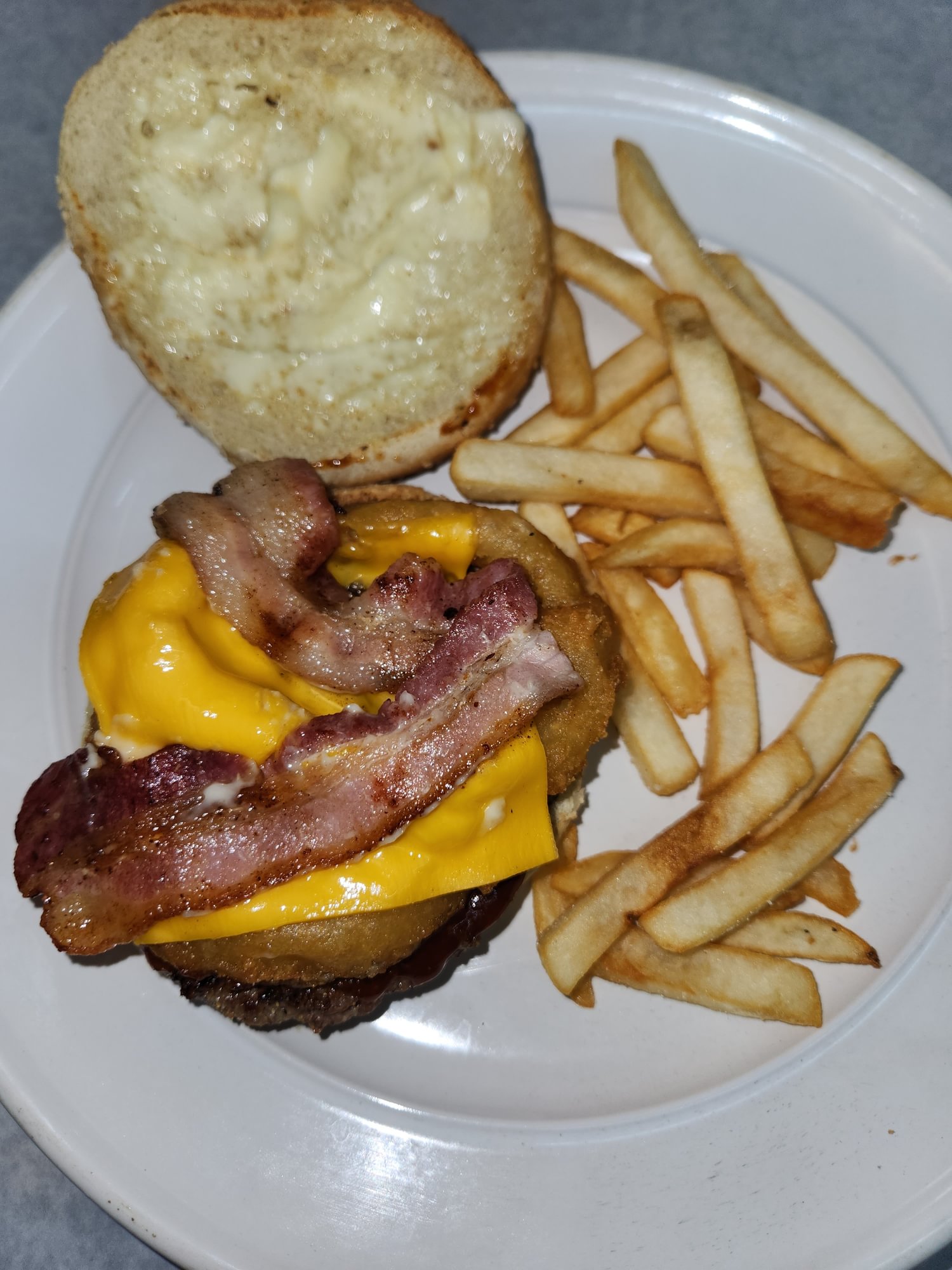 Double Bacon Cheeseburger Sandwich