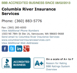 Columbia River Insurance Services Photo