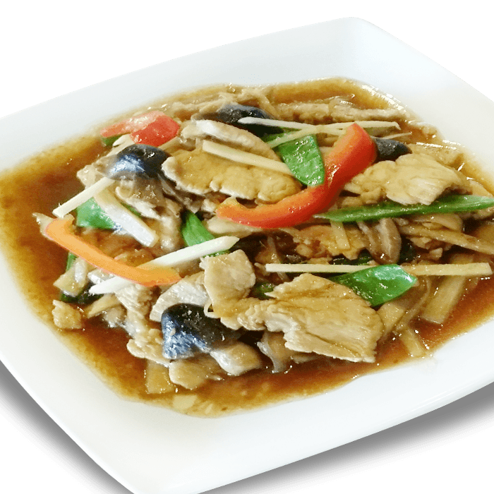 Pad Khing Sod (Fresh Ginger)