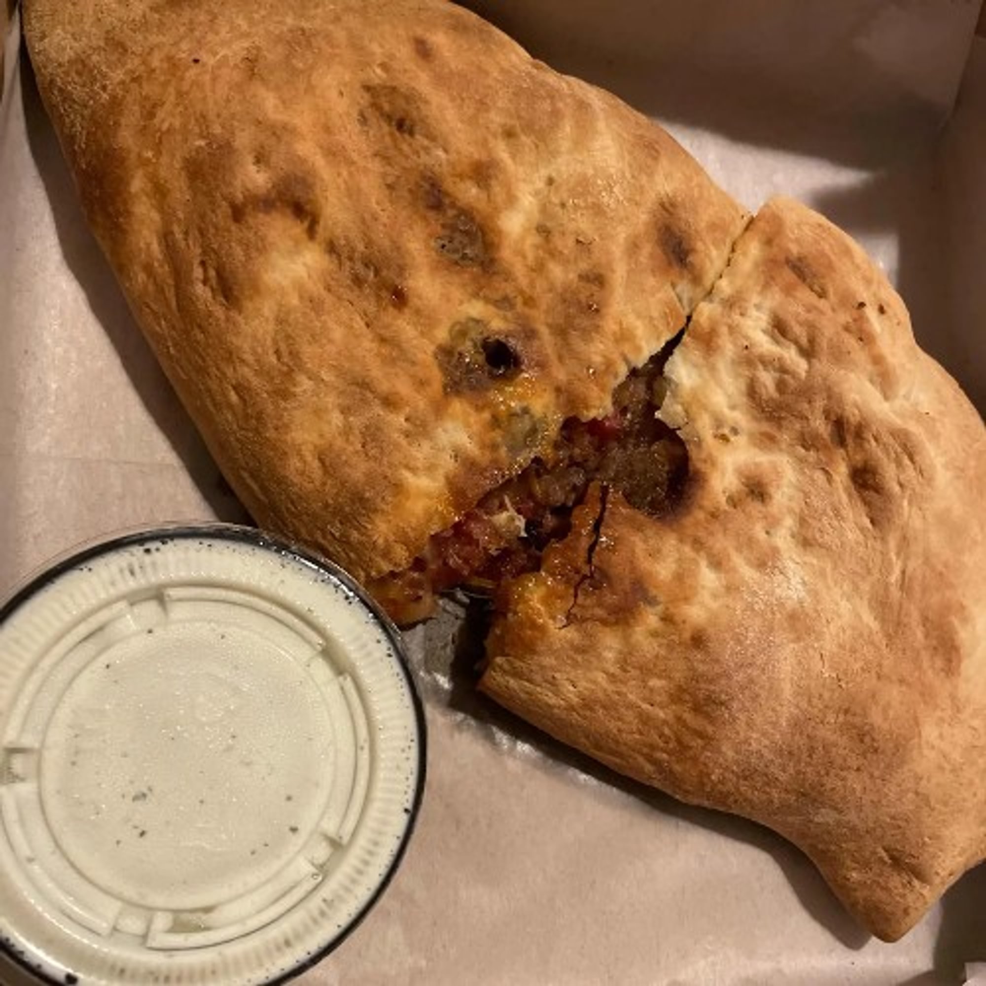 Cheeseburger Calzone