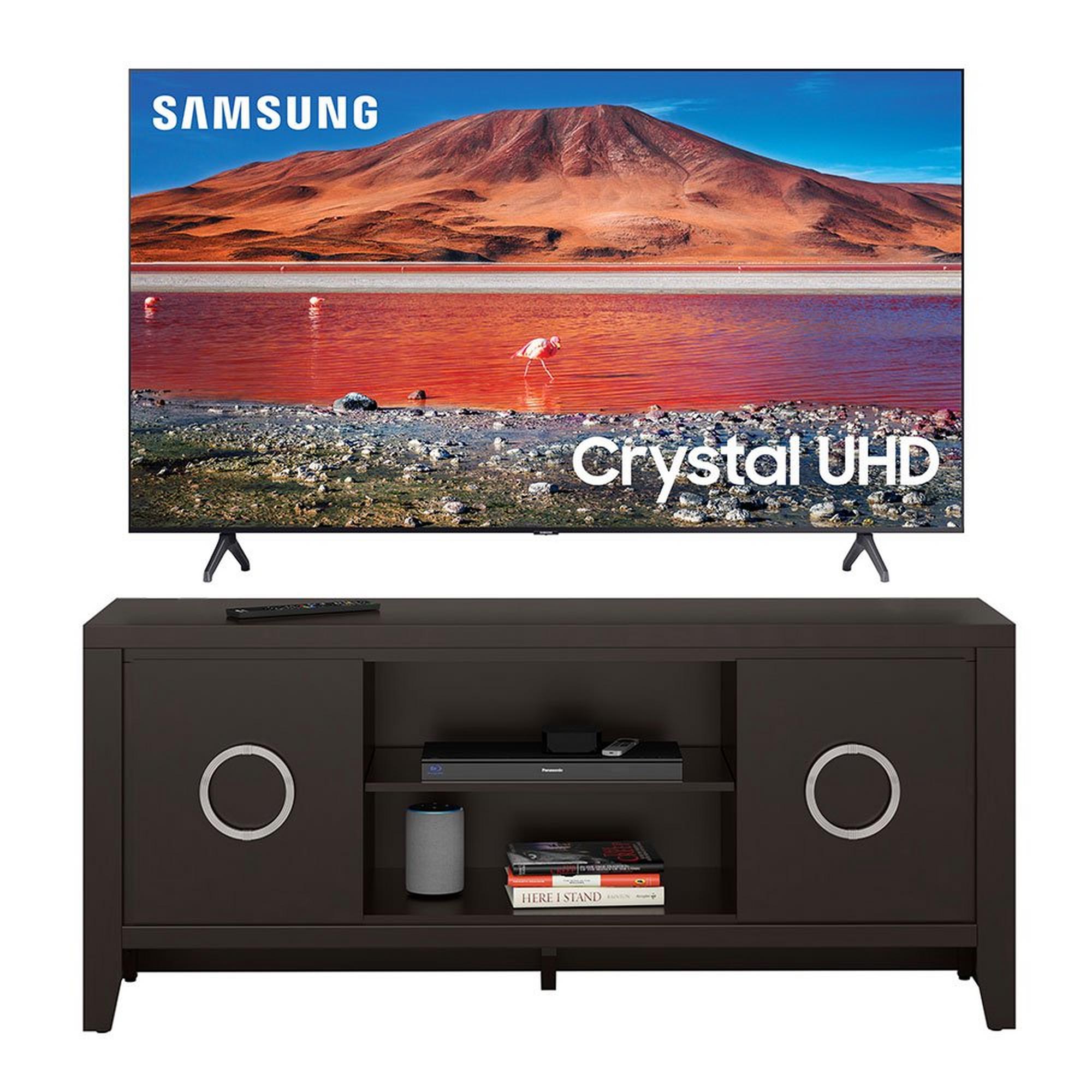 65" Samsung UHD 4K Smart TV w/ Modesto TV Console