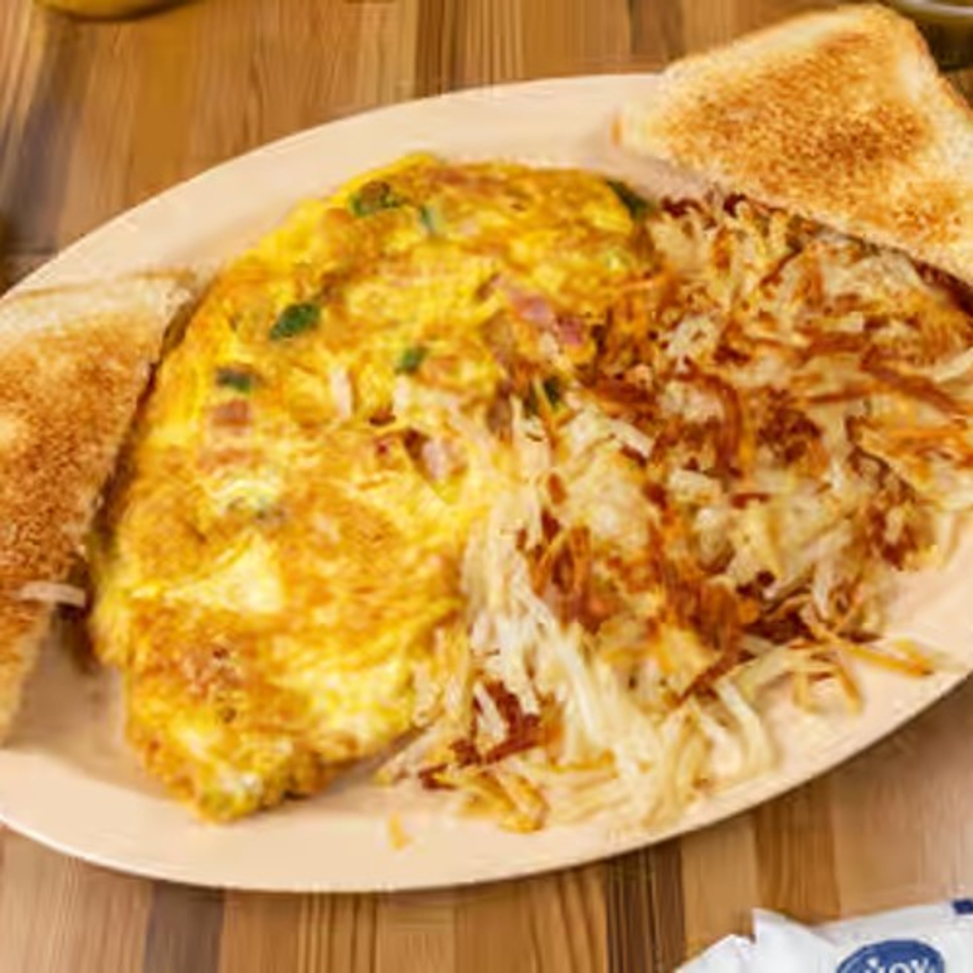 Ham & Cheese Omelettes