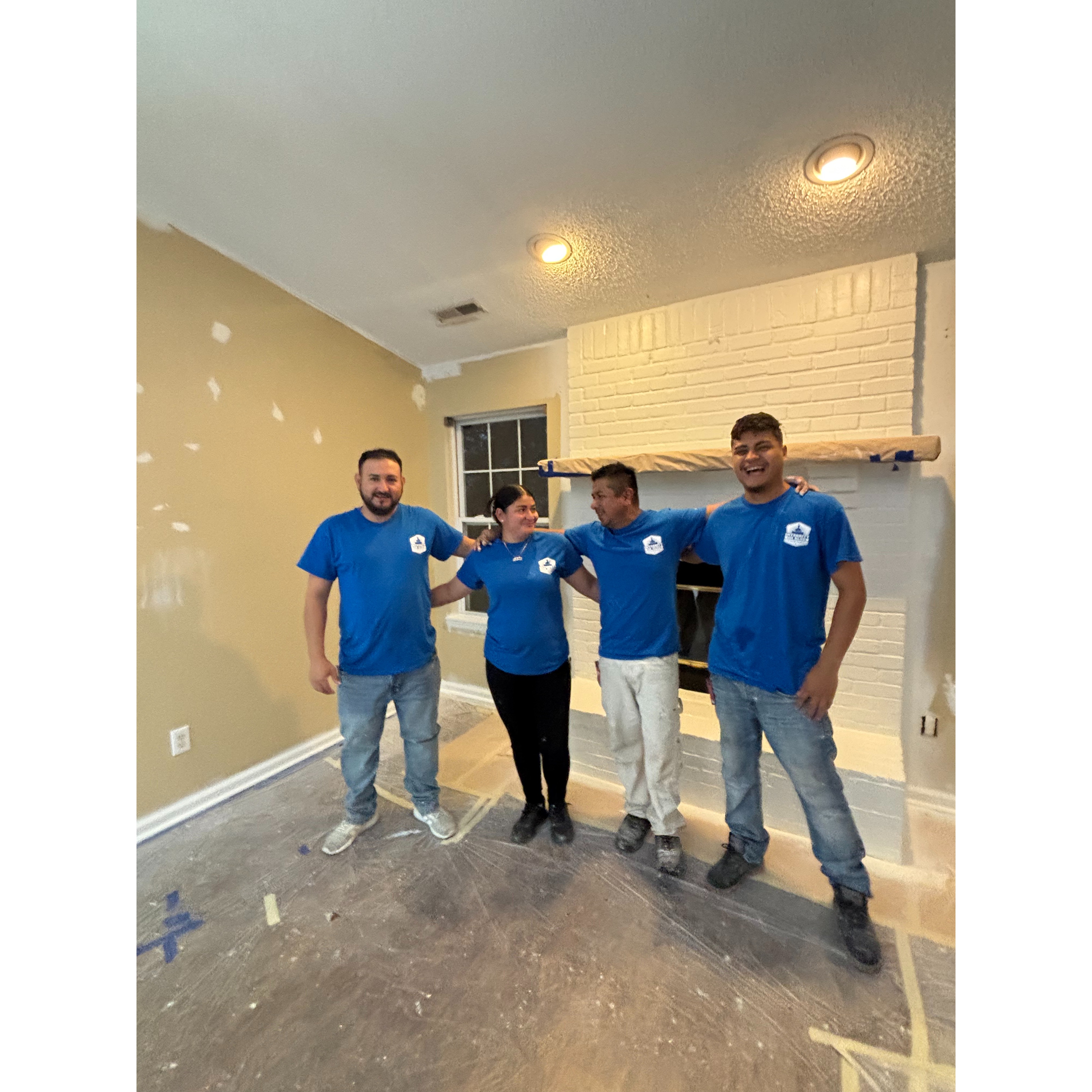 Integrity in Blue Painting Image