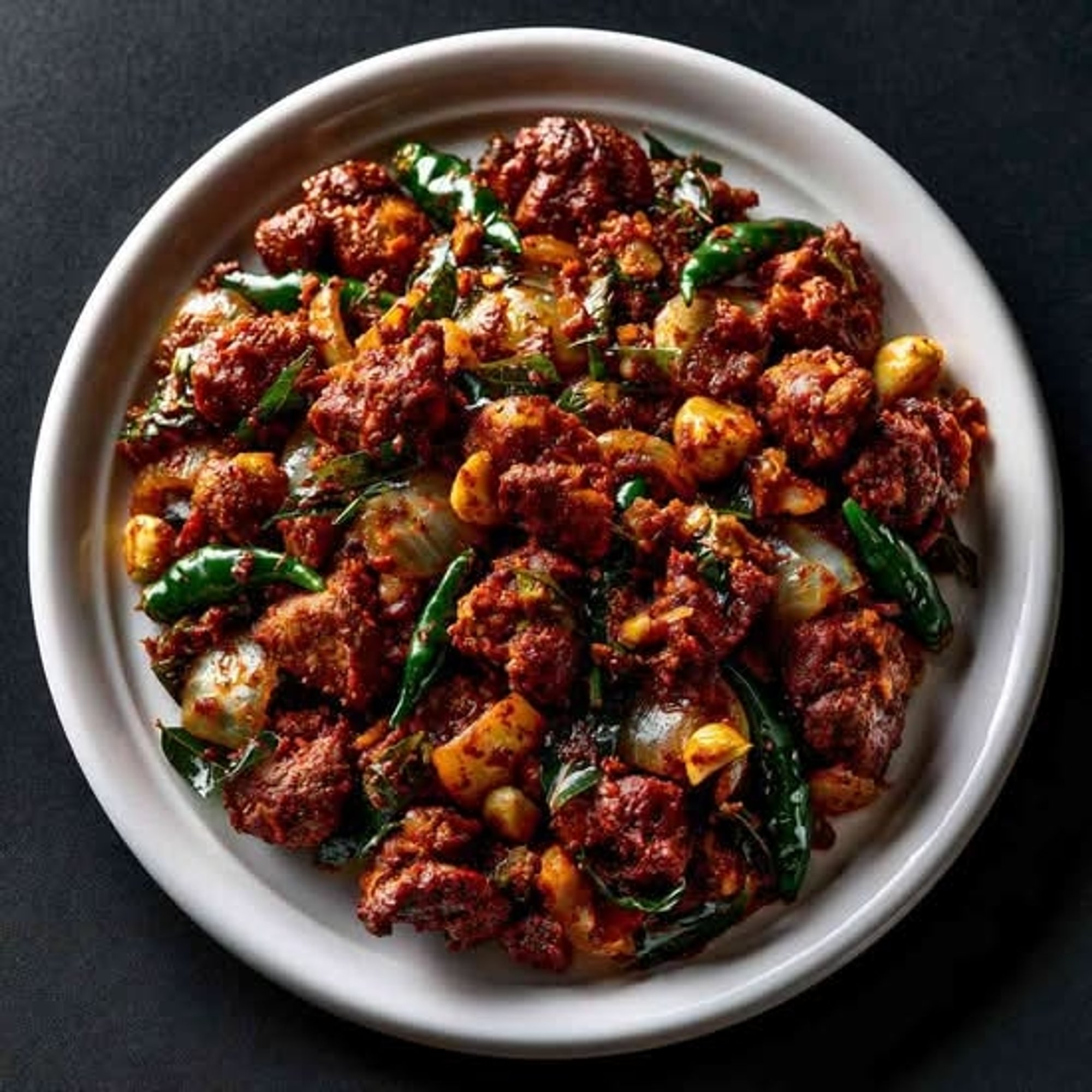 Mirapakaya Mamsam Vepudu