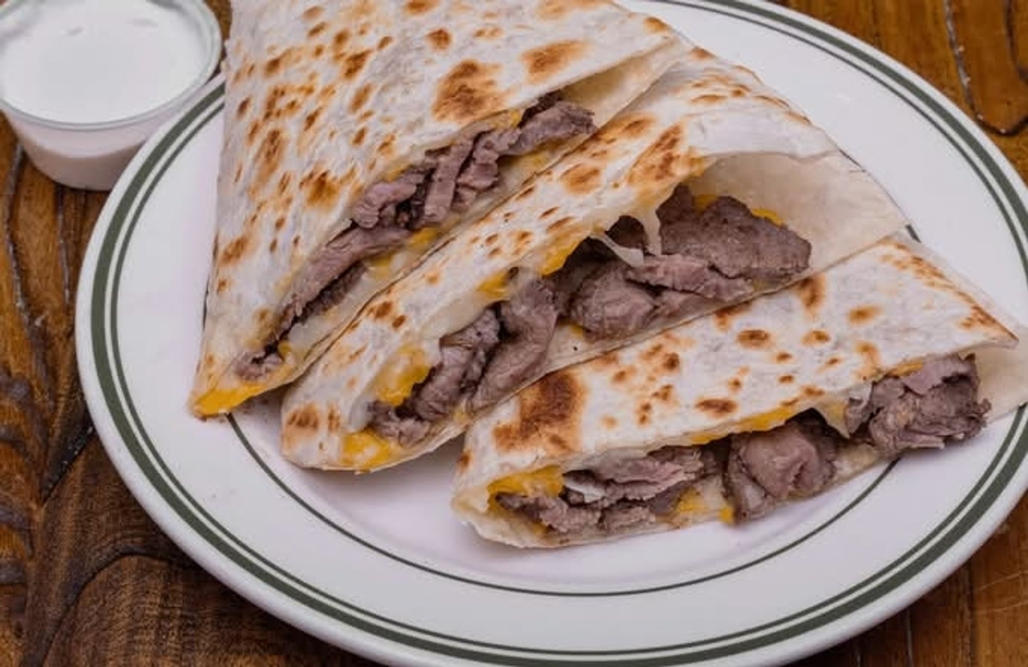 Steak & Portobello Quesadilla