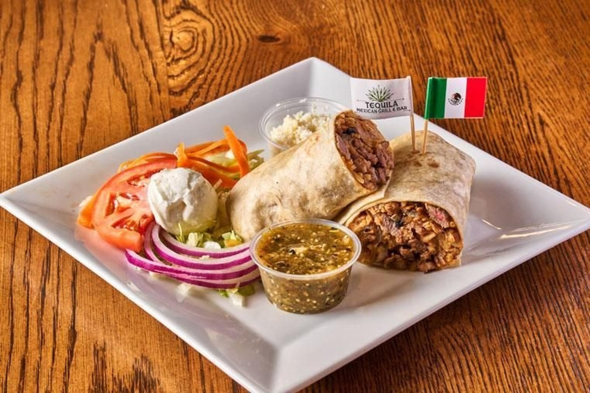 Flank Steak Burrito