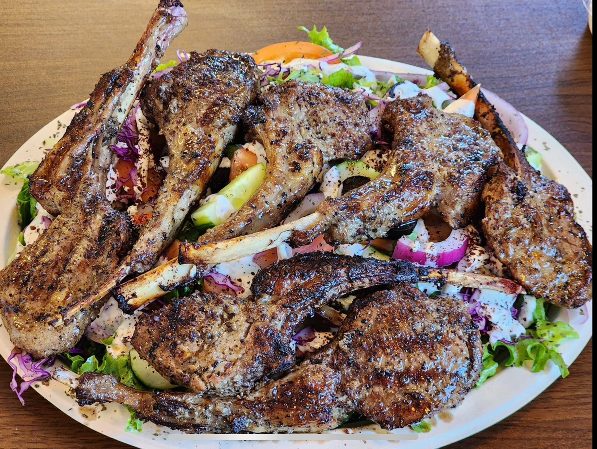 Lamb Chop Salad