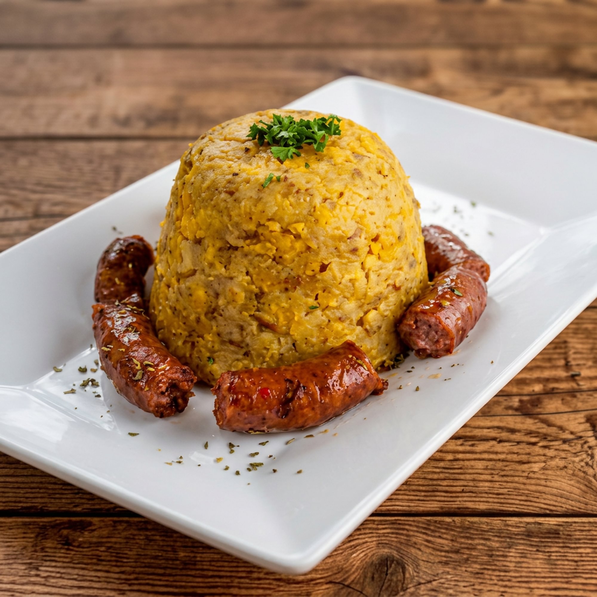 Sausage Mofongo (Longanizafongo)