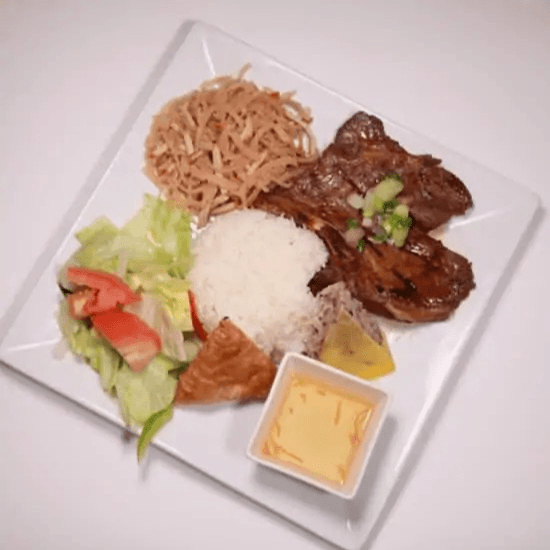 82. Combo Plate / Cơm Sườn Bì Chả Tàu Hủ Ky