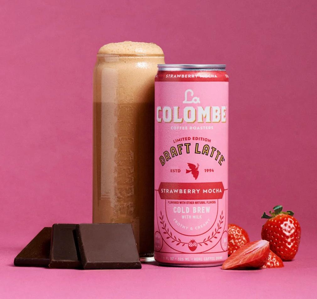 La Colombe Strawberry Mocha Draft Latte 11oz