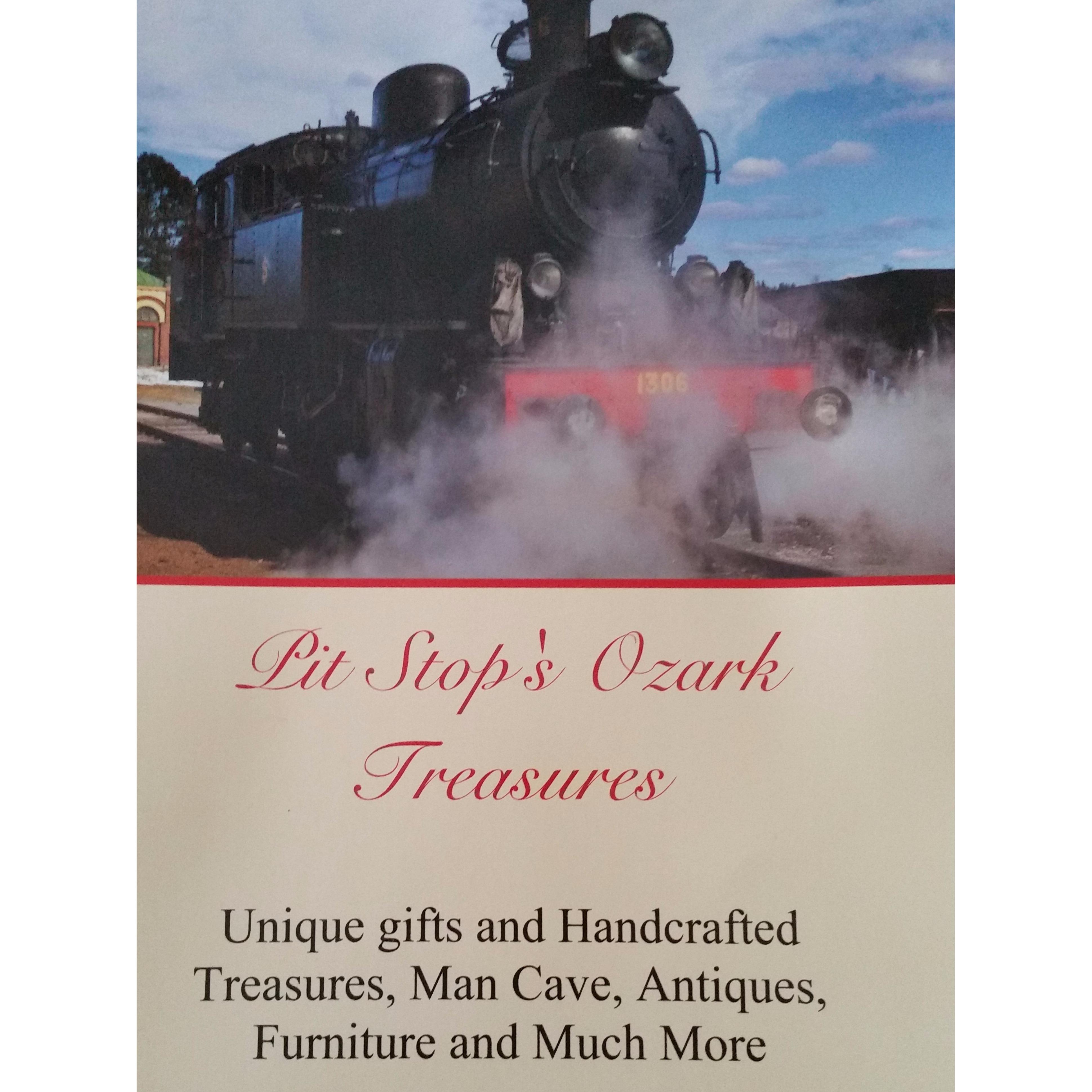 Pit Stop's Ozark Treasures Logo