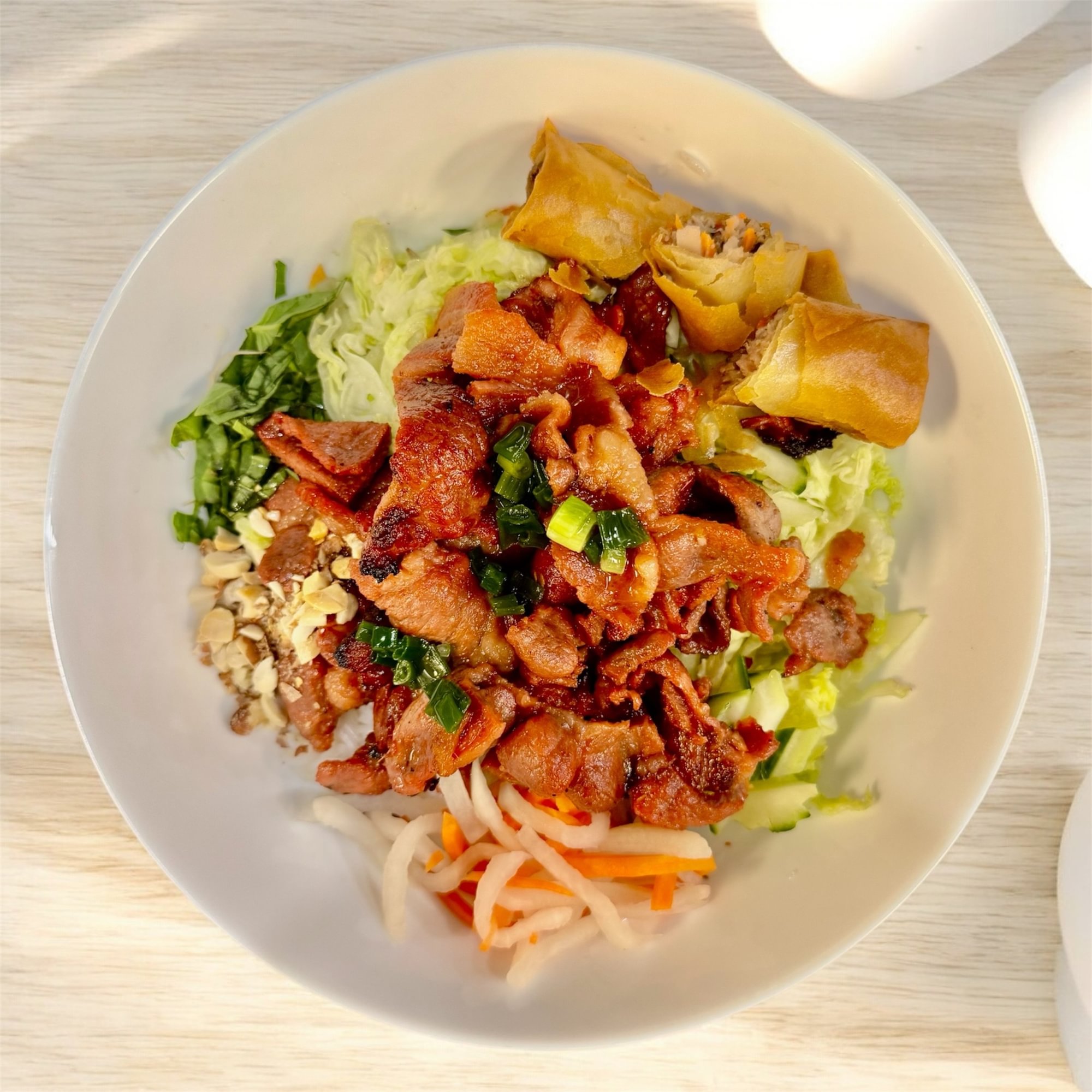 P8. Vietnamese Grilled Pork and Rice Noodles – Bún Thịt Nướng