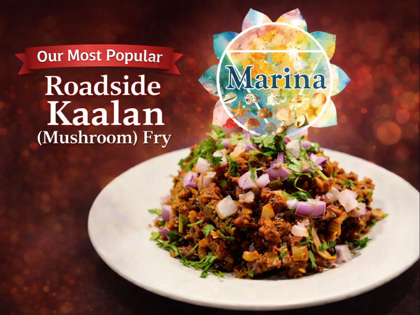 Roadside Kaalan (Mushroom Fry - Street Style)