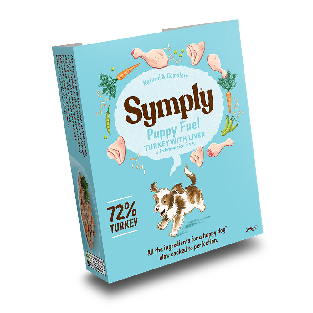 Symply Puppy Turkey with Brown Rice & Vegetables 395g