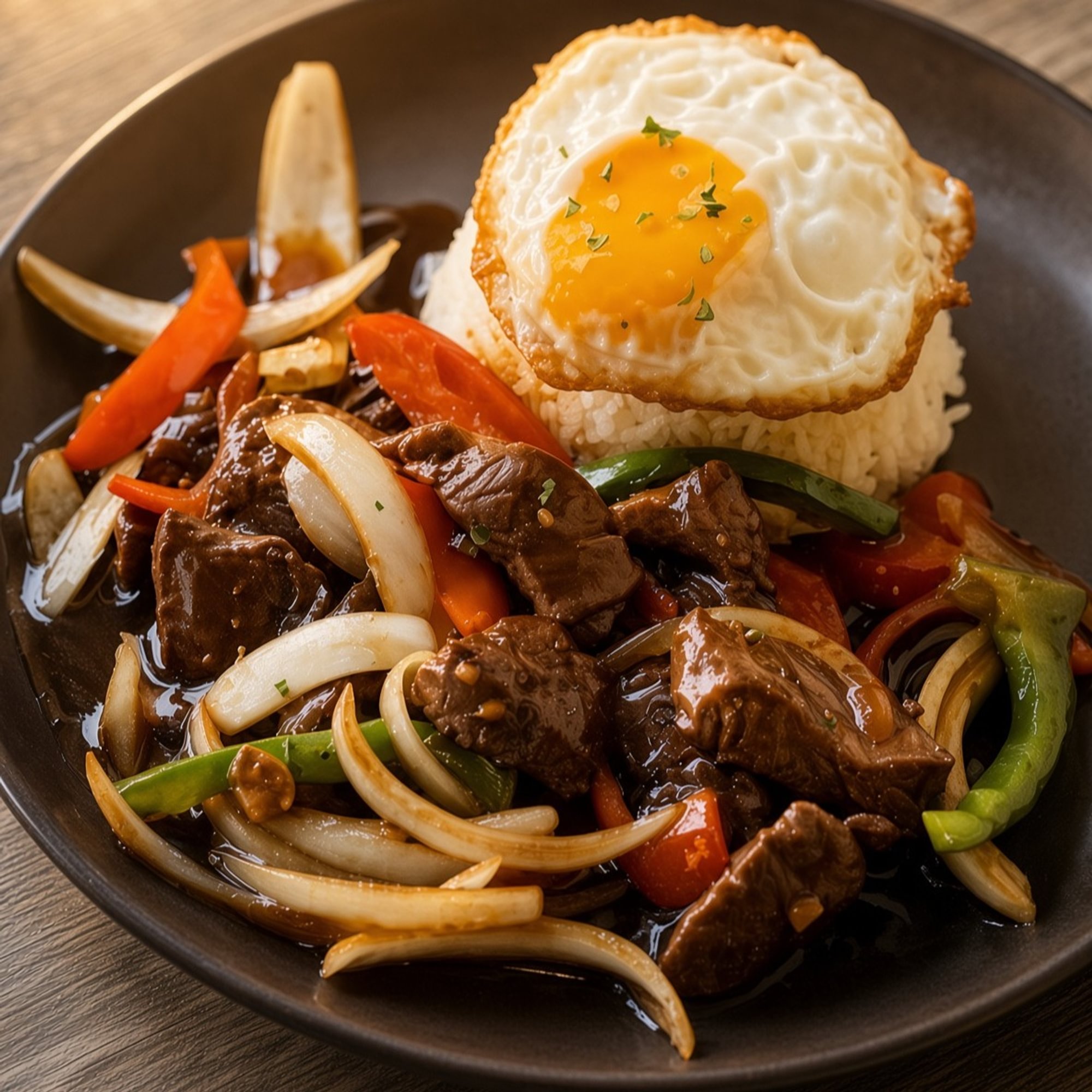 Steak Cubes & Fried Egg (Bò Lúc Lắc)