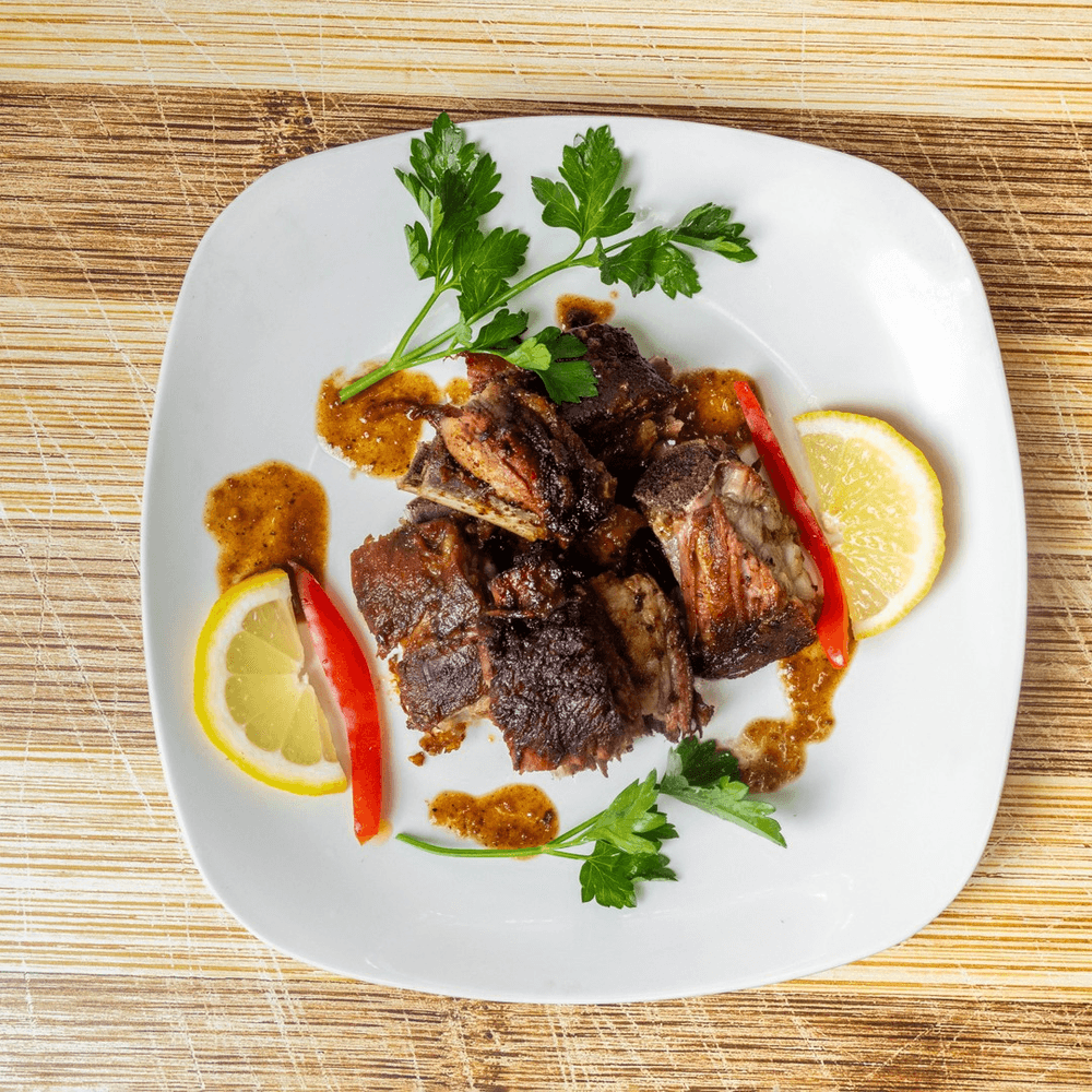 Jerk Pork Roti
