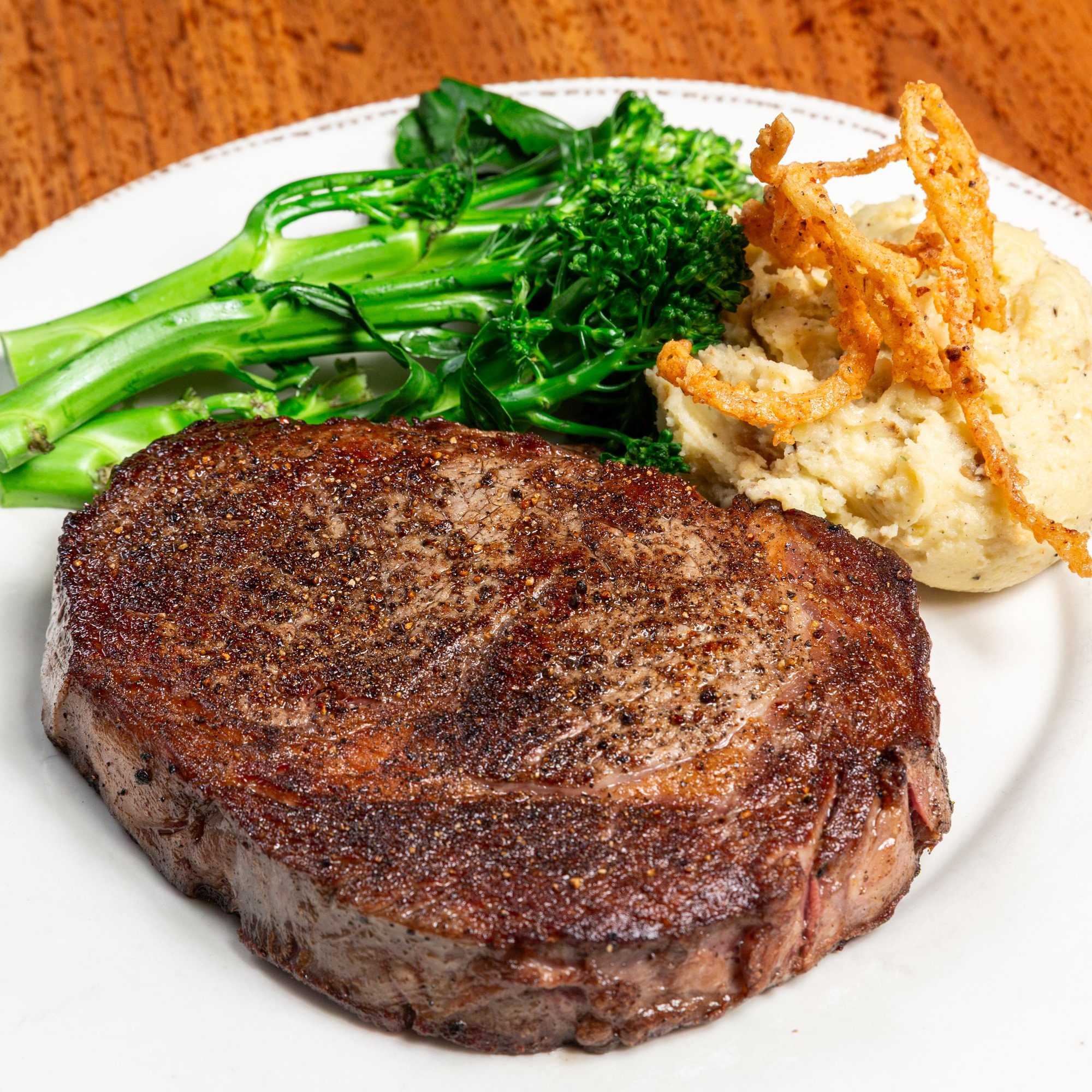 Double-Aged Iron Skillet Ribeye