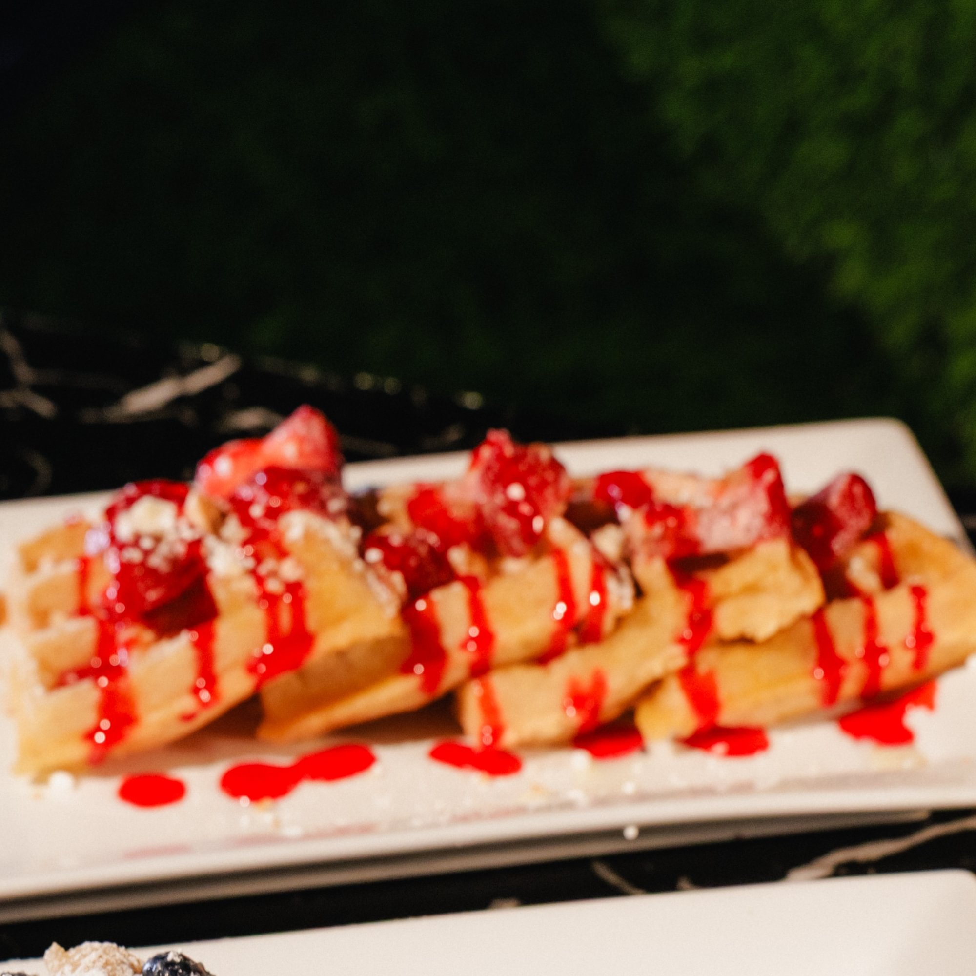 Strawberry Shortcake Waffle & Wings