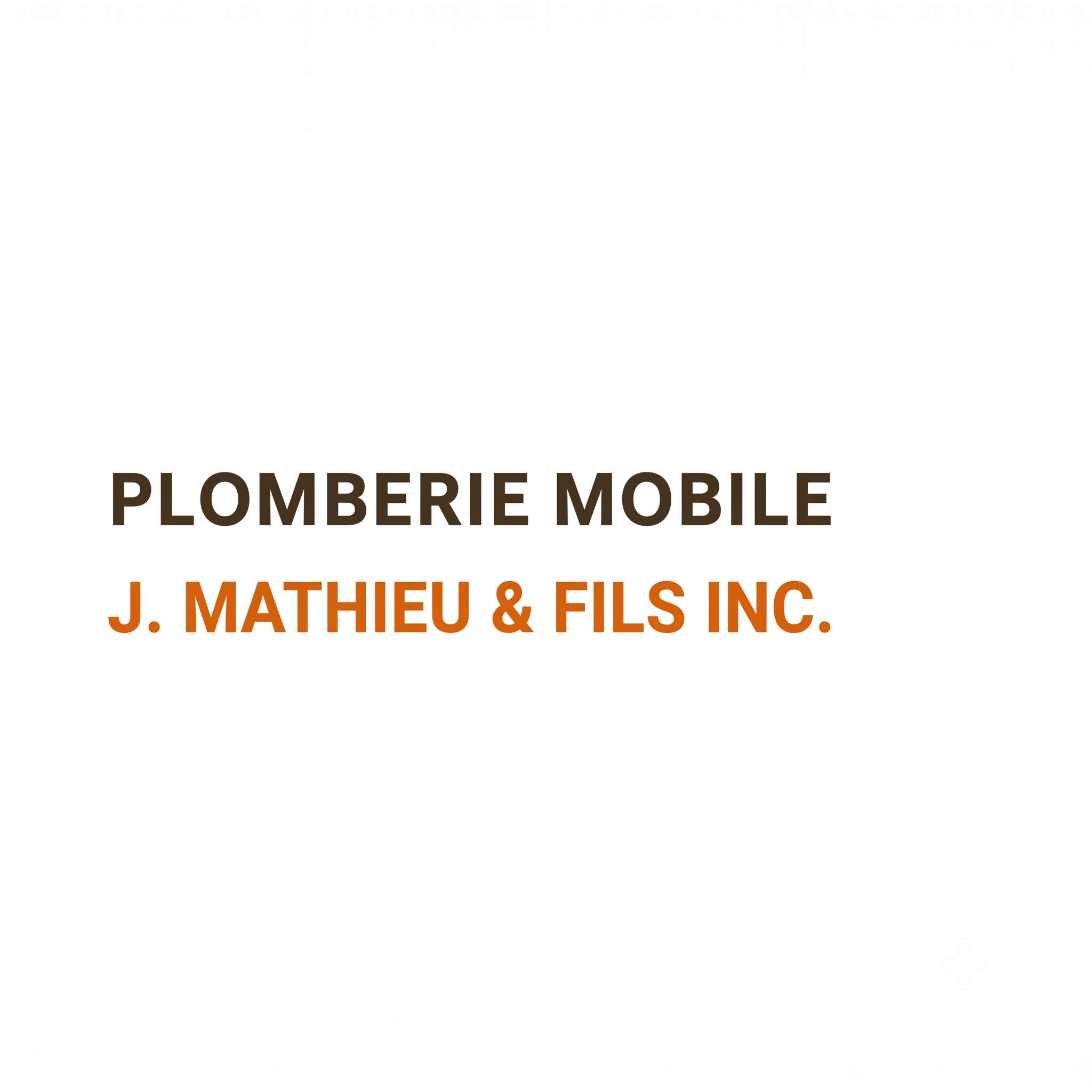 Plomberie Mobile J Mathieu & Fils Inc
