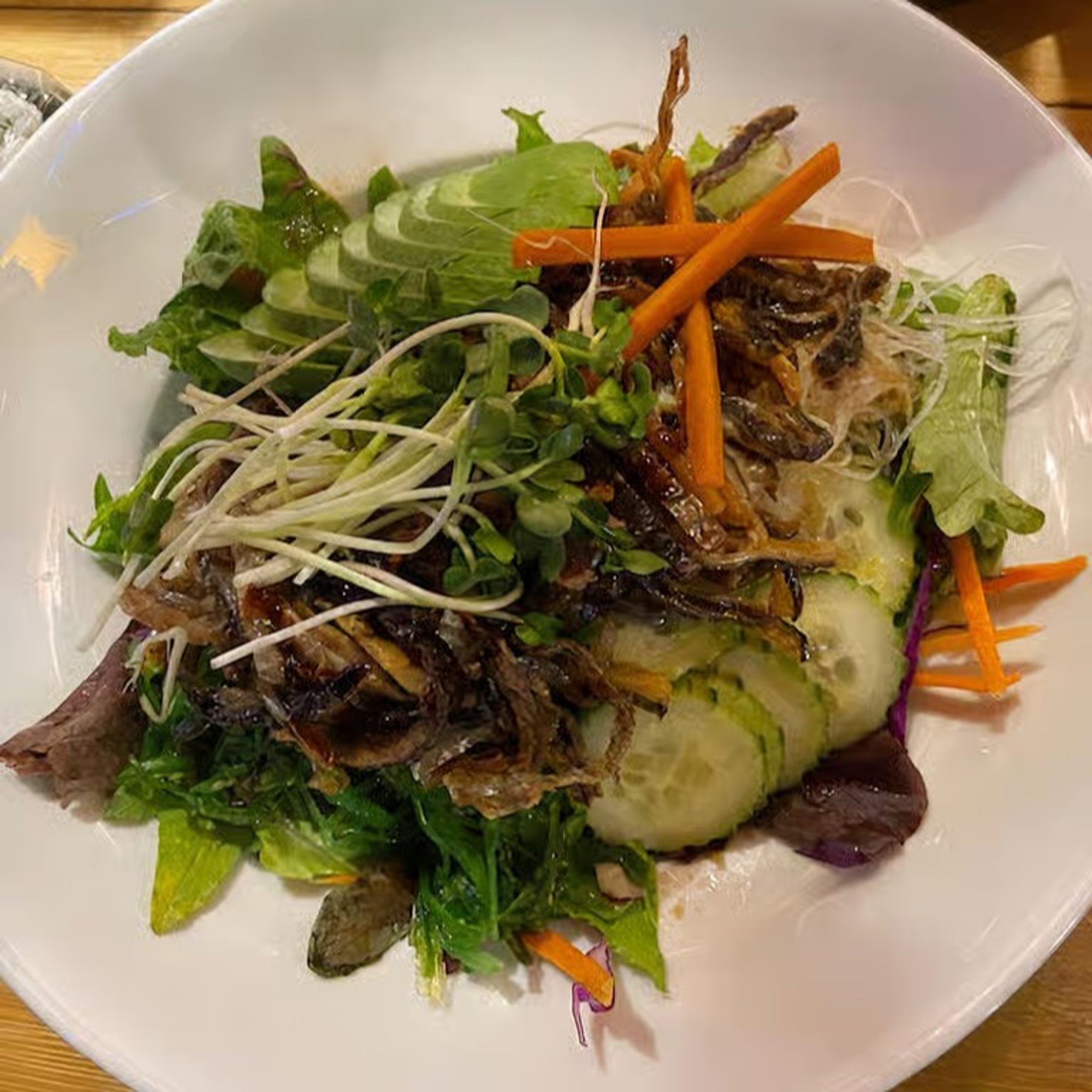 Salmon Skin Salad