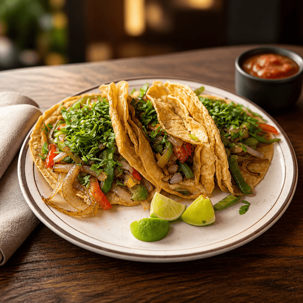 Lunch Veggie Tacos Al Carbon