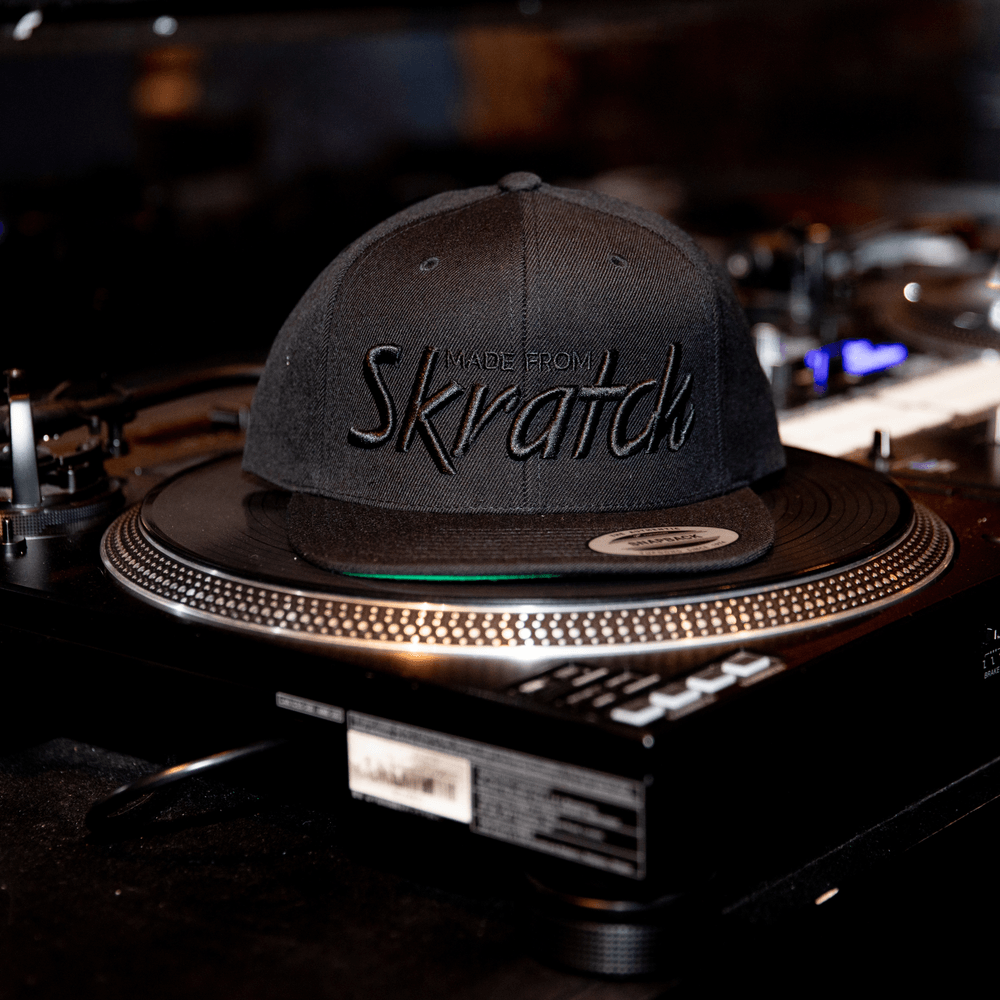 MADE FROM SKRATCH PUFF BLACK ON BLACK "Murdered Out" w/Shipping
