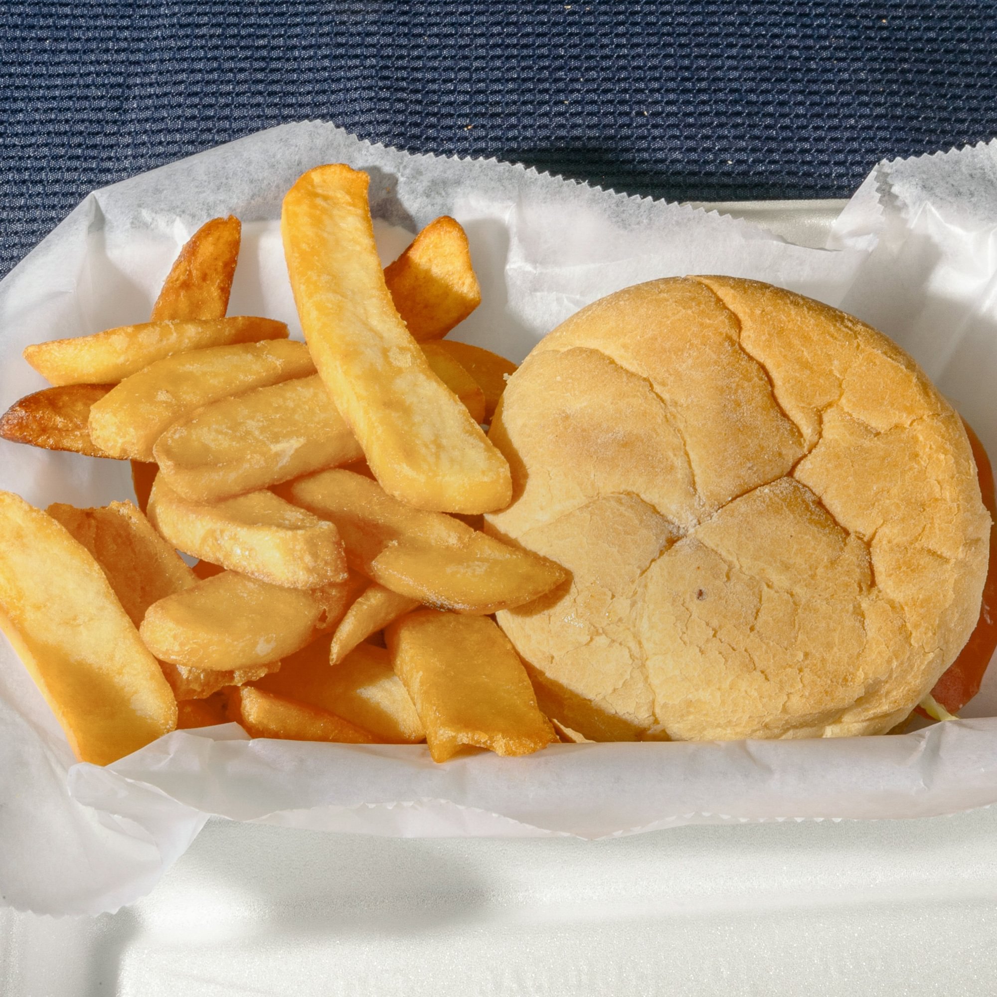 BBQ Pulled Pork Sandwich & Fries Plate