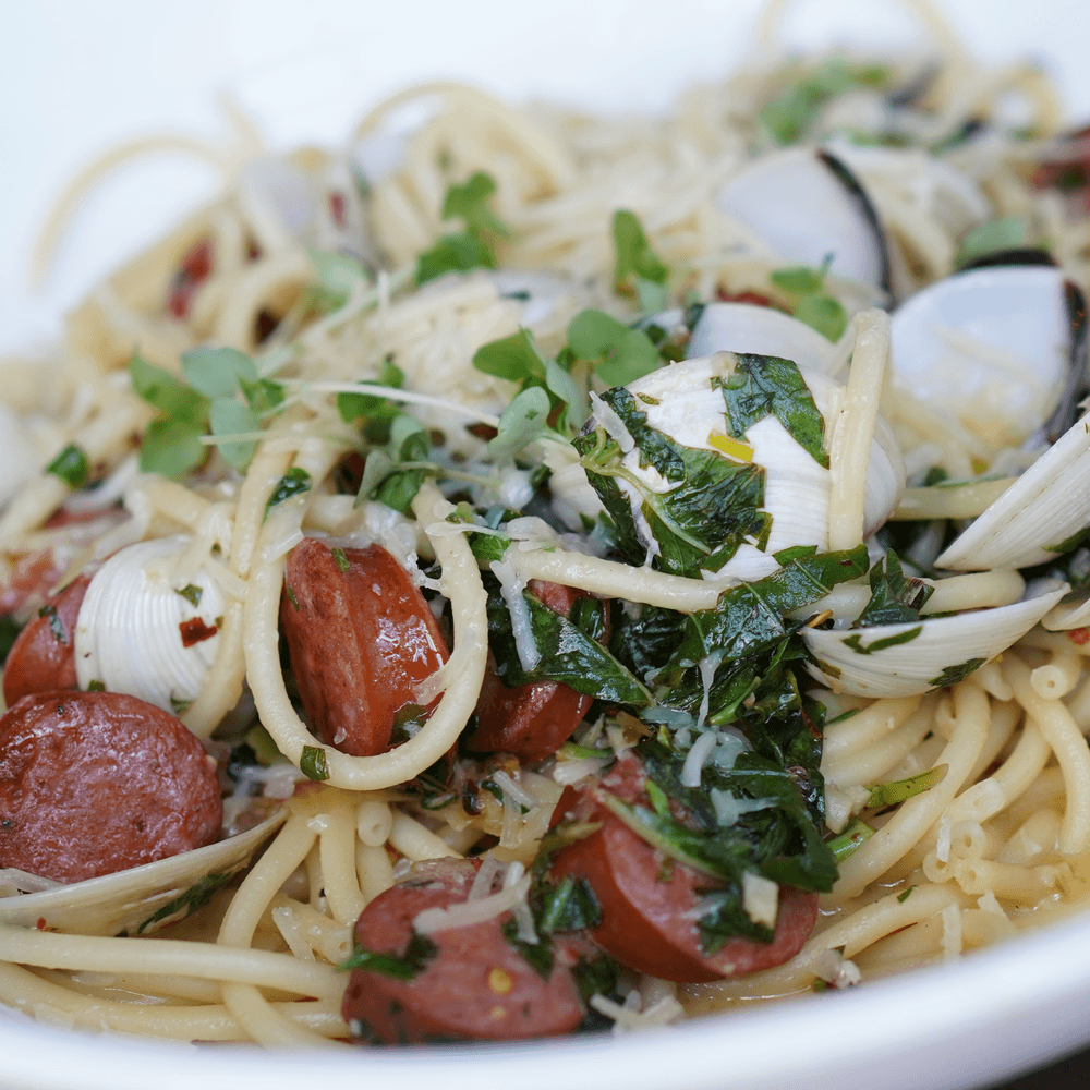 SPICY CLAM BUCATINI