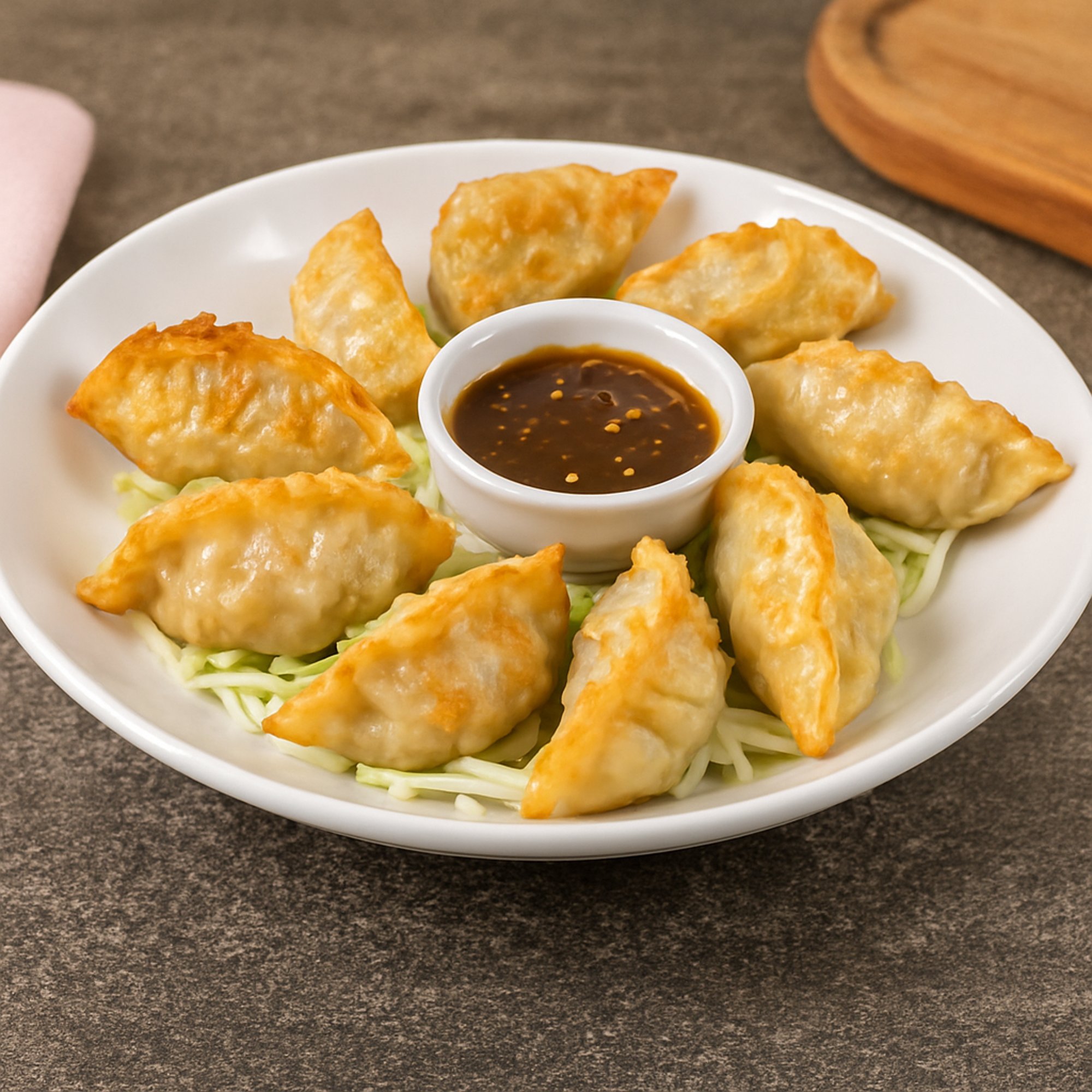 Fried Gyoza (8)