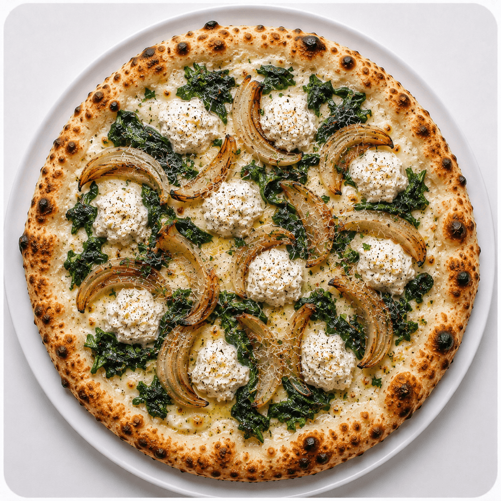 Bianca + Spinach Pizza