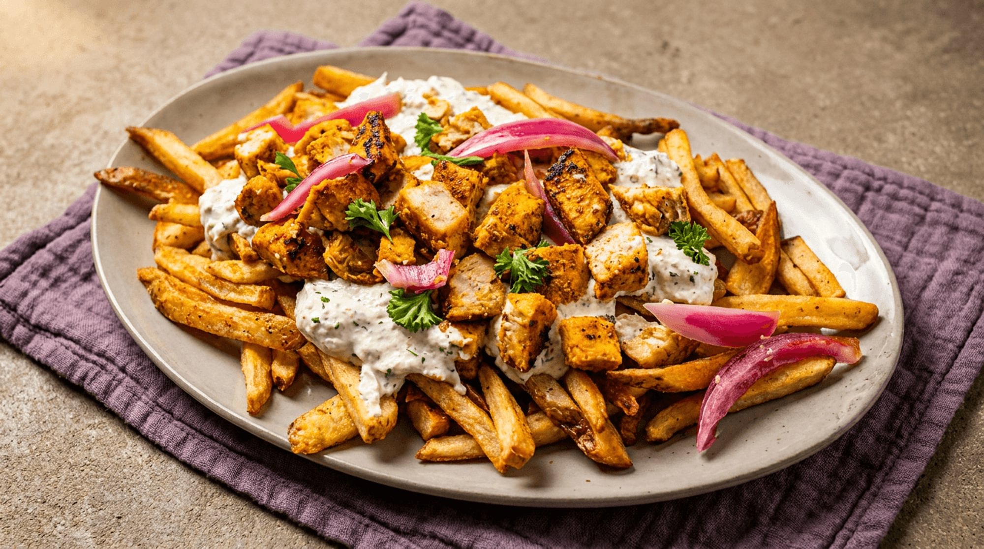 Chicken Over Fries
