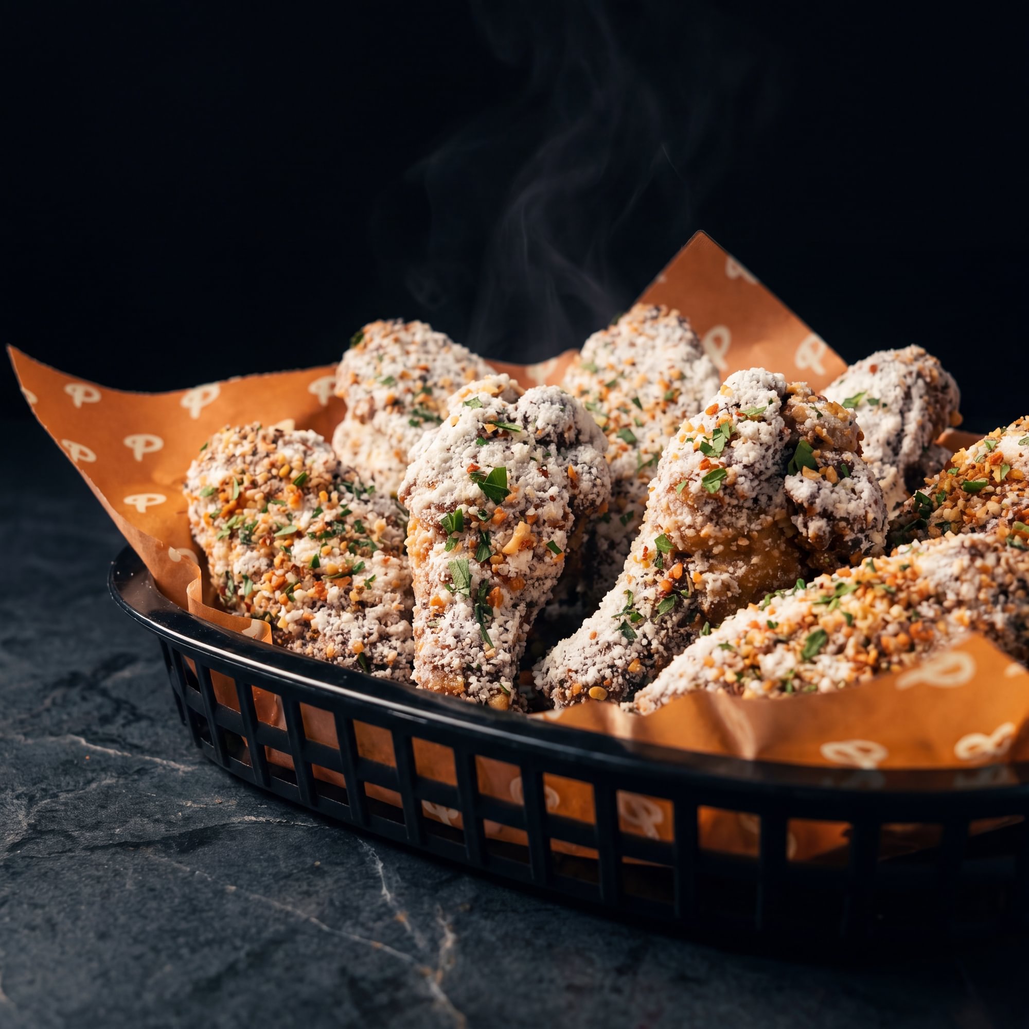 6 Pc Wing Basket
