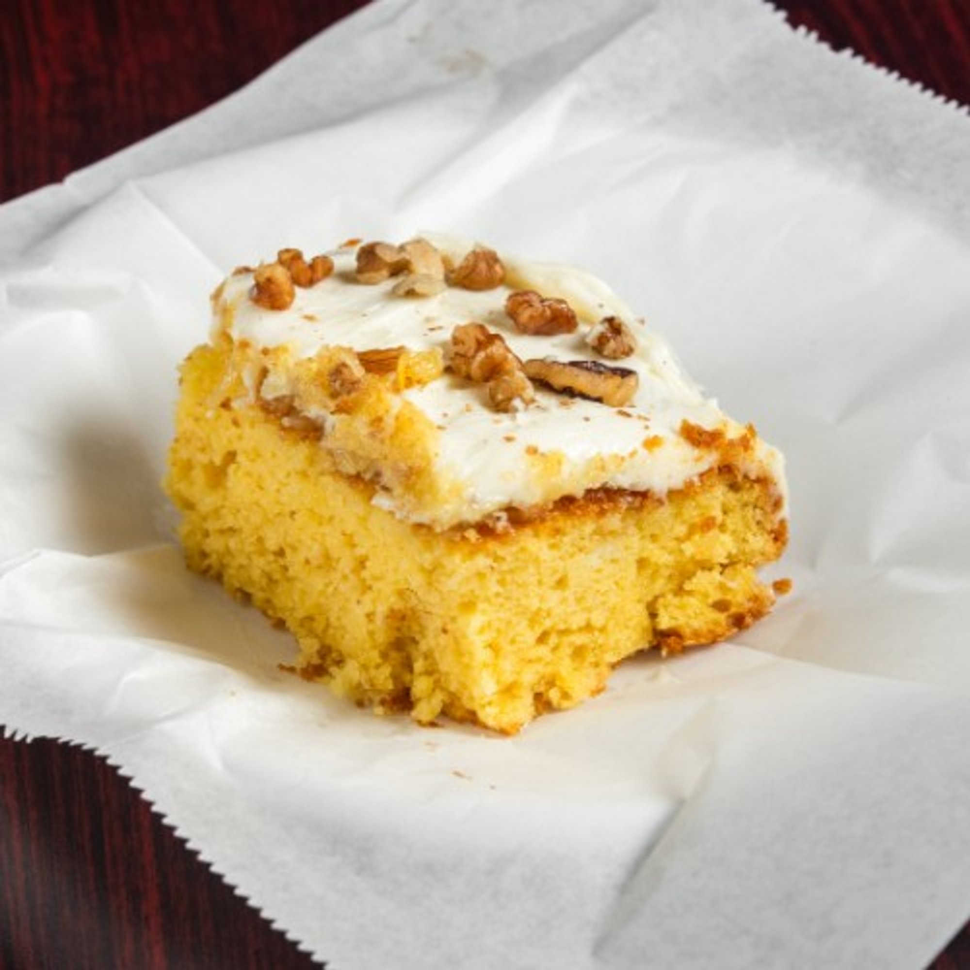 Elvis' Pineapple, Cream Cheese, & Walnut Cake