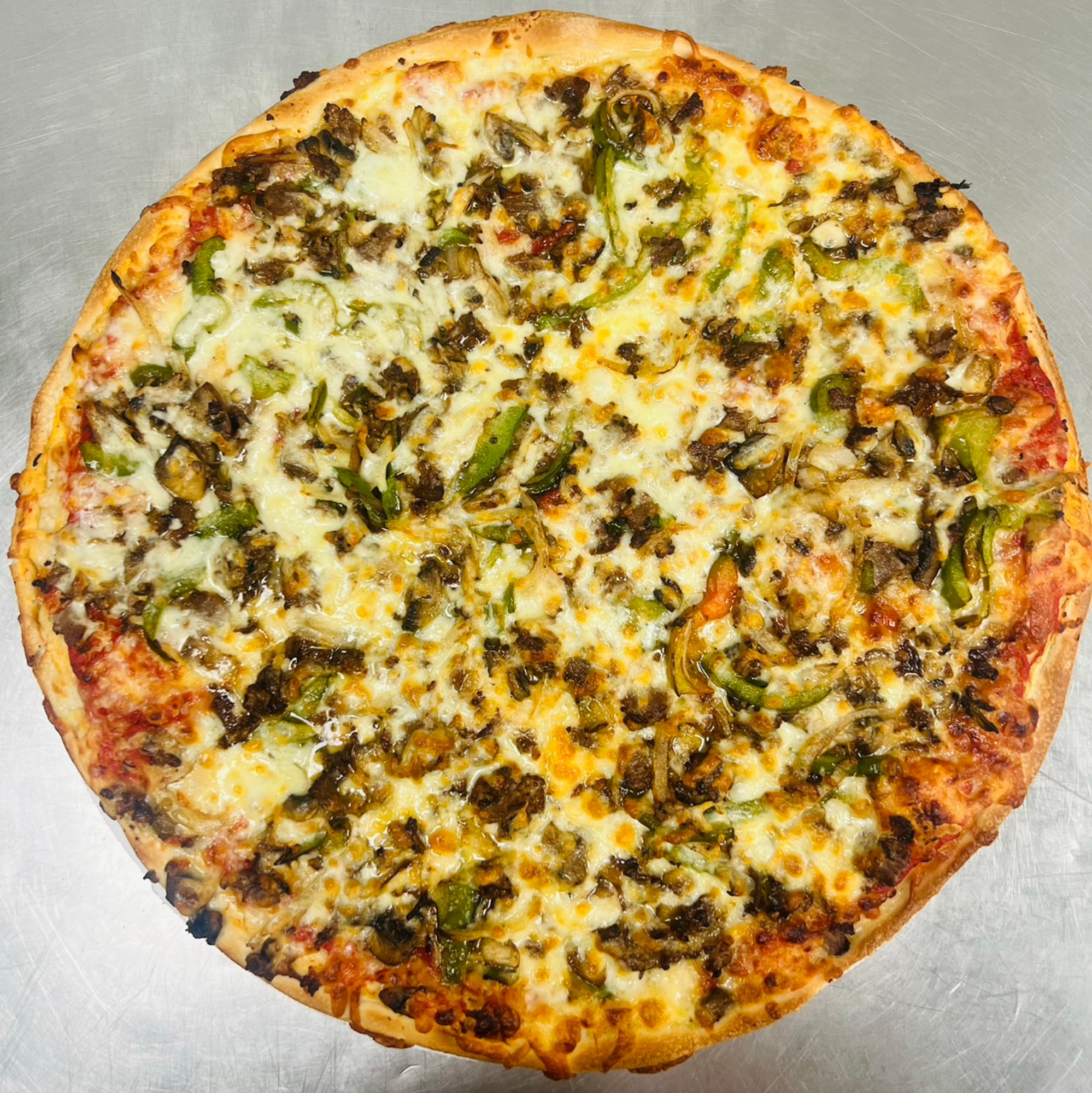 Philly Steak Pizza