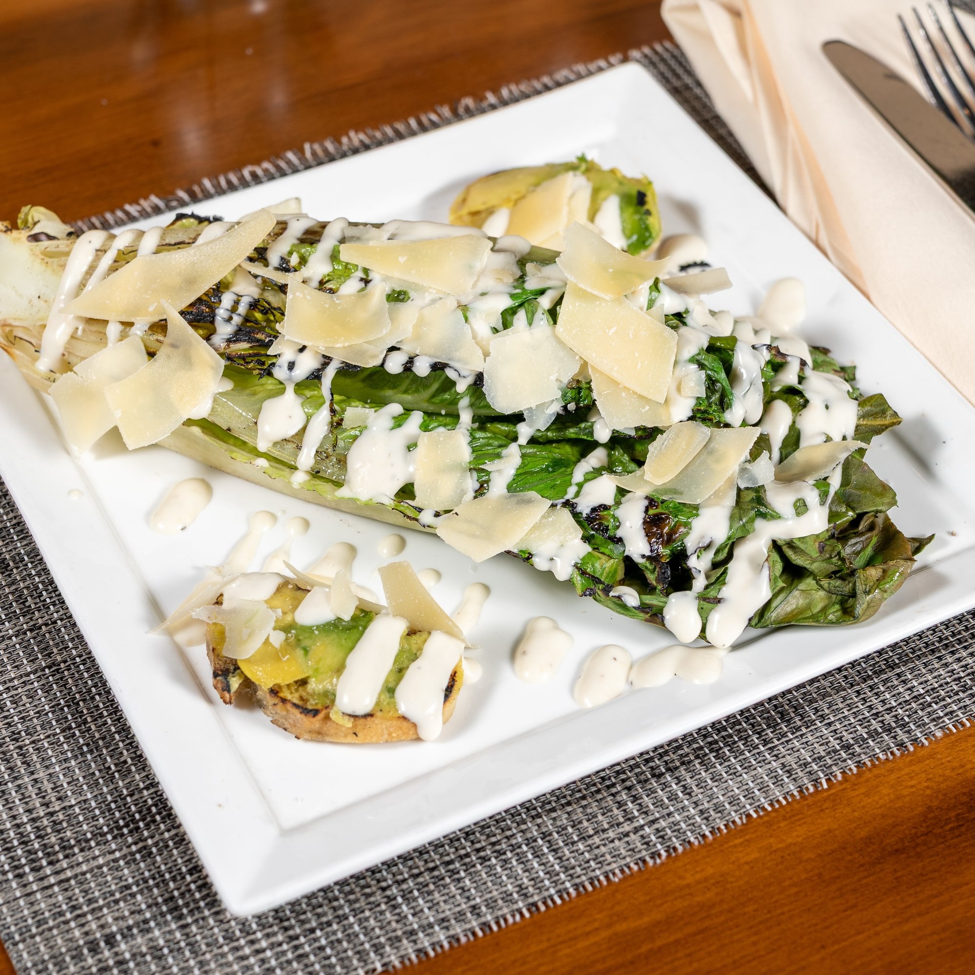 Grilled Caesar Salad
