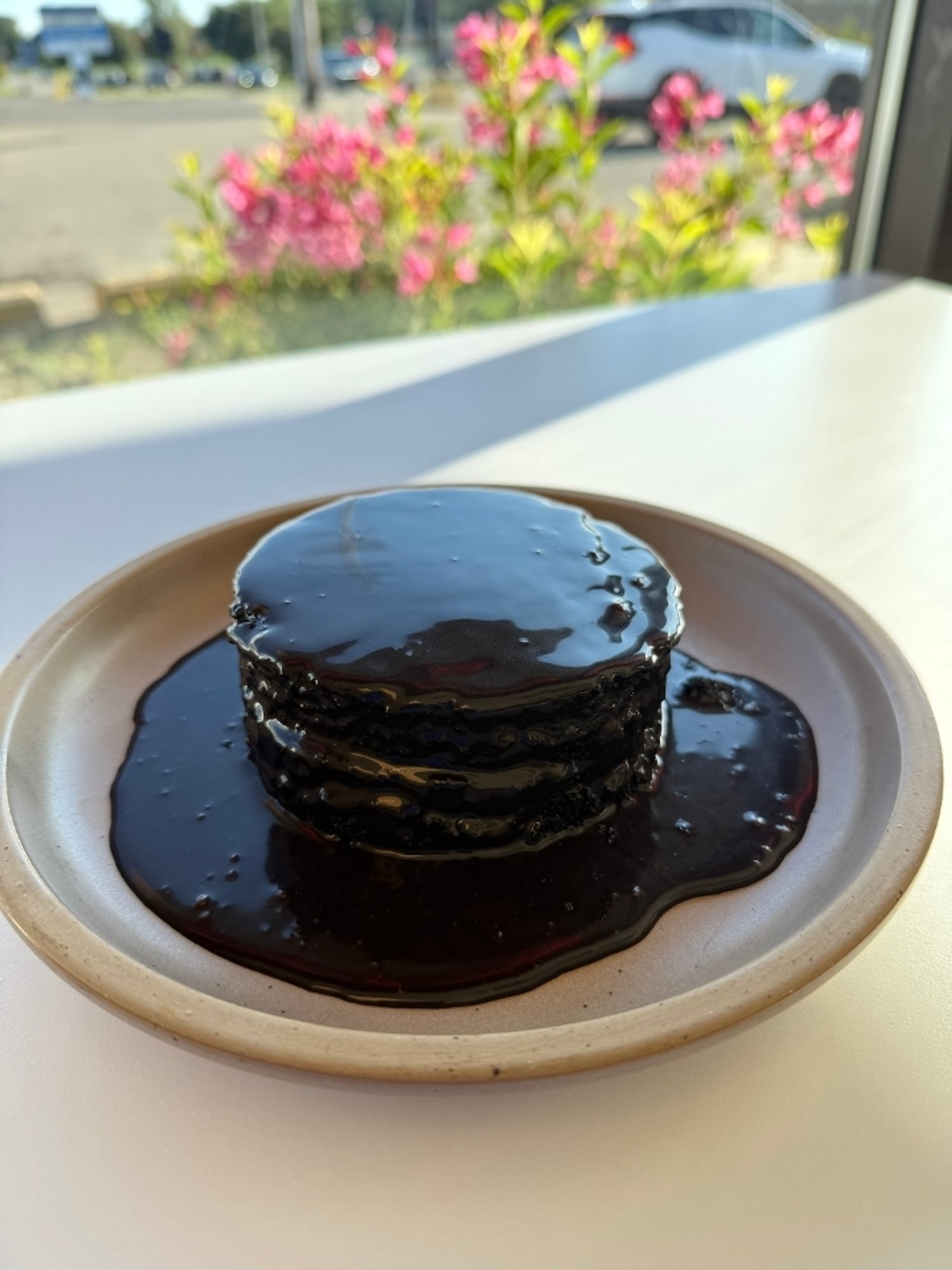 Large Saucy & Dark Chocolate Cake