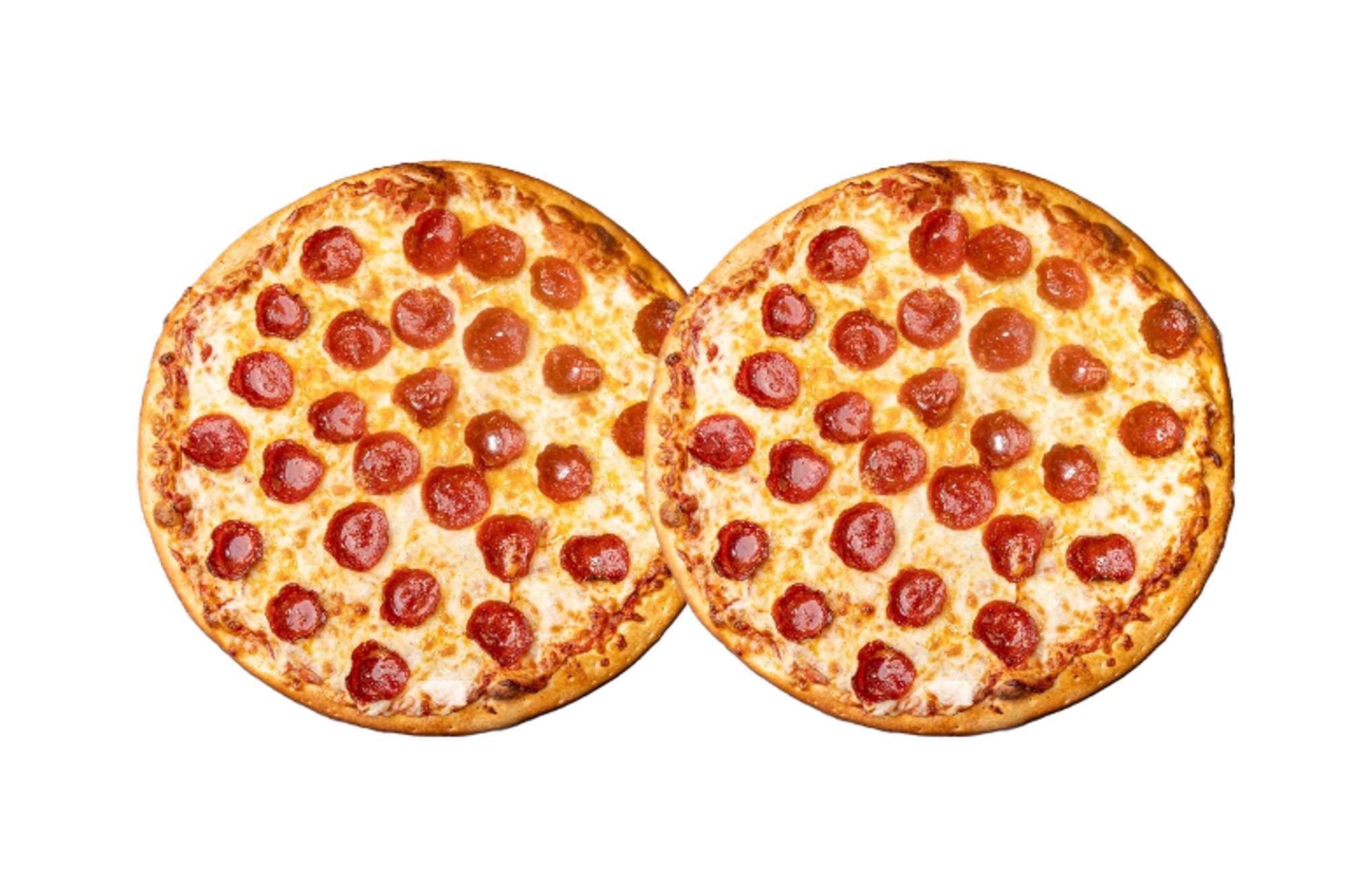 2 Large One Topping Pizzas