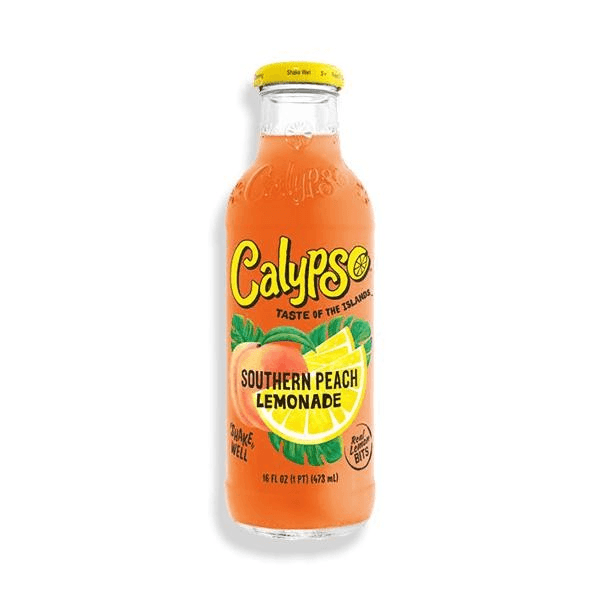 Calypso Southern Peach Lemonade, 16 fl oz